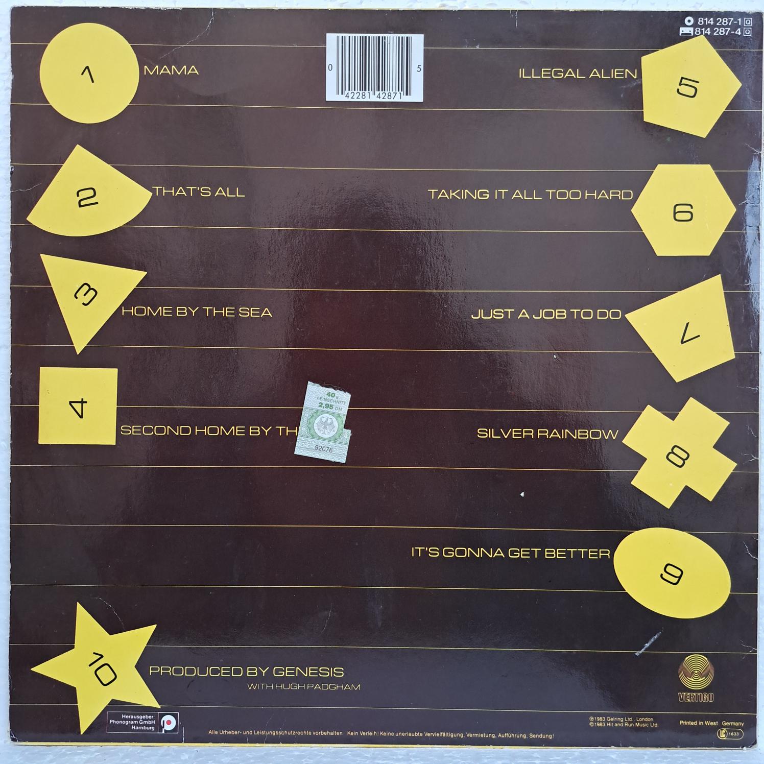 Genesis - Genesis Disc VINIL LP VG VG - - imagine 2