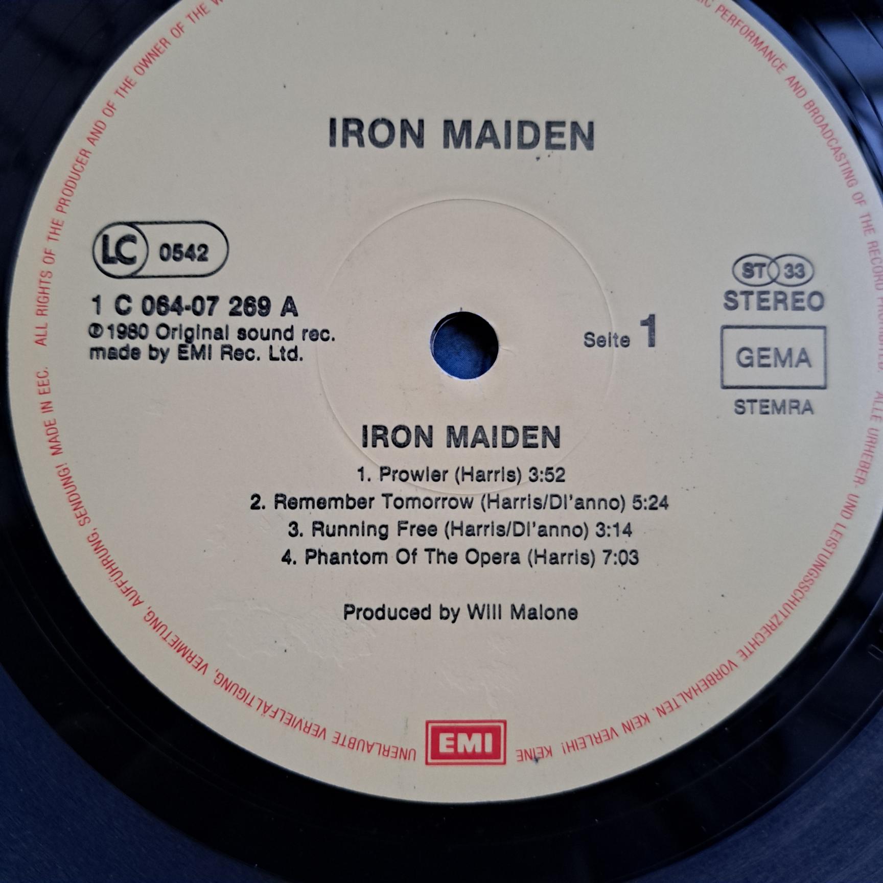 Iron Maiden – Iron Maiden Disc VINIL LP VG - - imagine 2