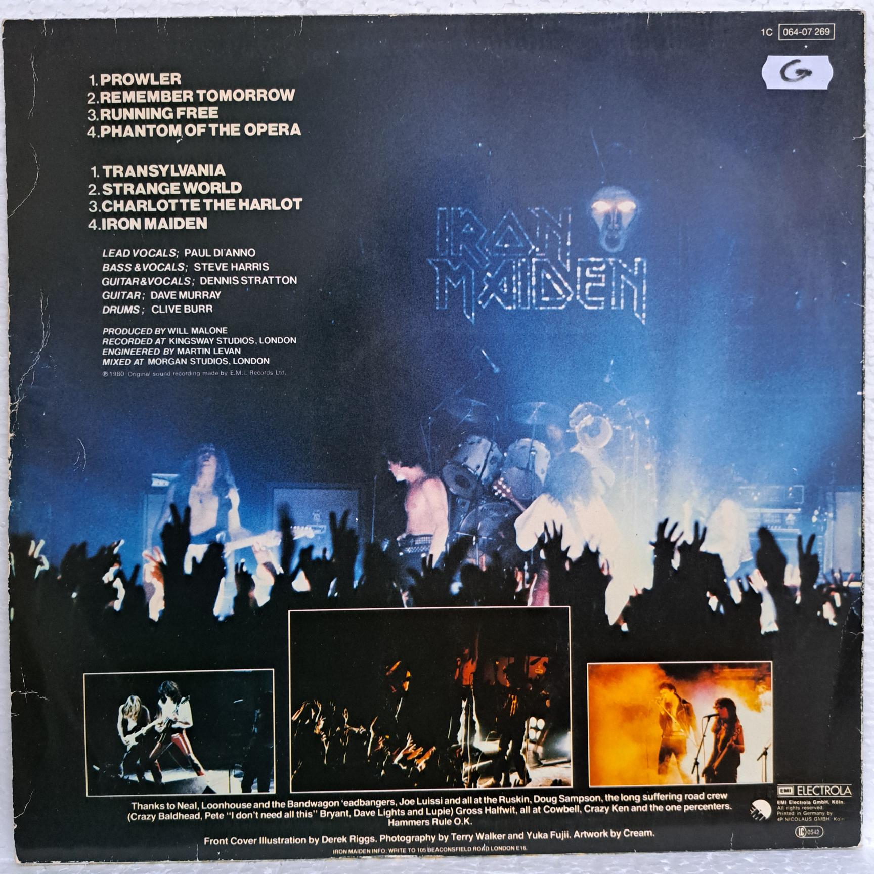 Iron Maiden – Iron Maiden Disc VINIL LP VG - - imagine 3