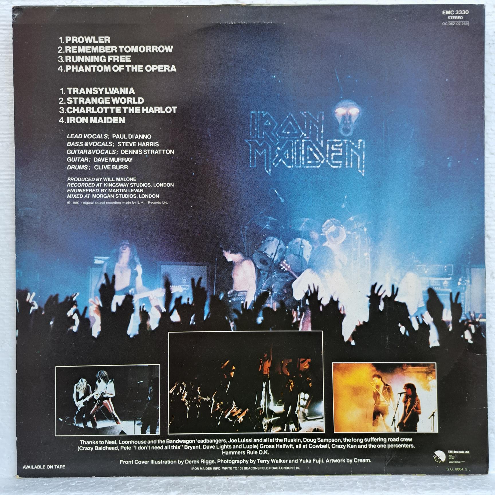 Iron Maiden – Iron Maiden Disc VINIL LP VG+ (box1) UK - imagine 3