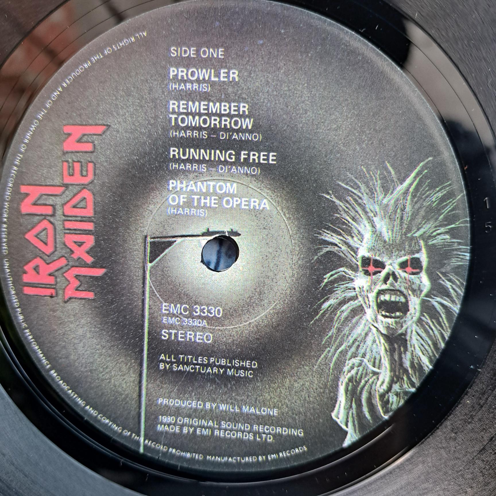 Iron Maiden – Iron Maiden Disc VINIL LP VG+ (box1) UK - imagine 2