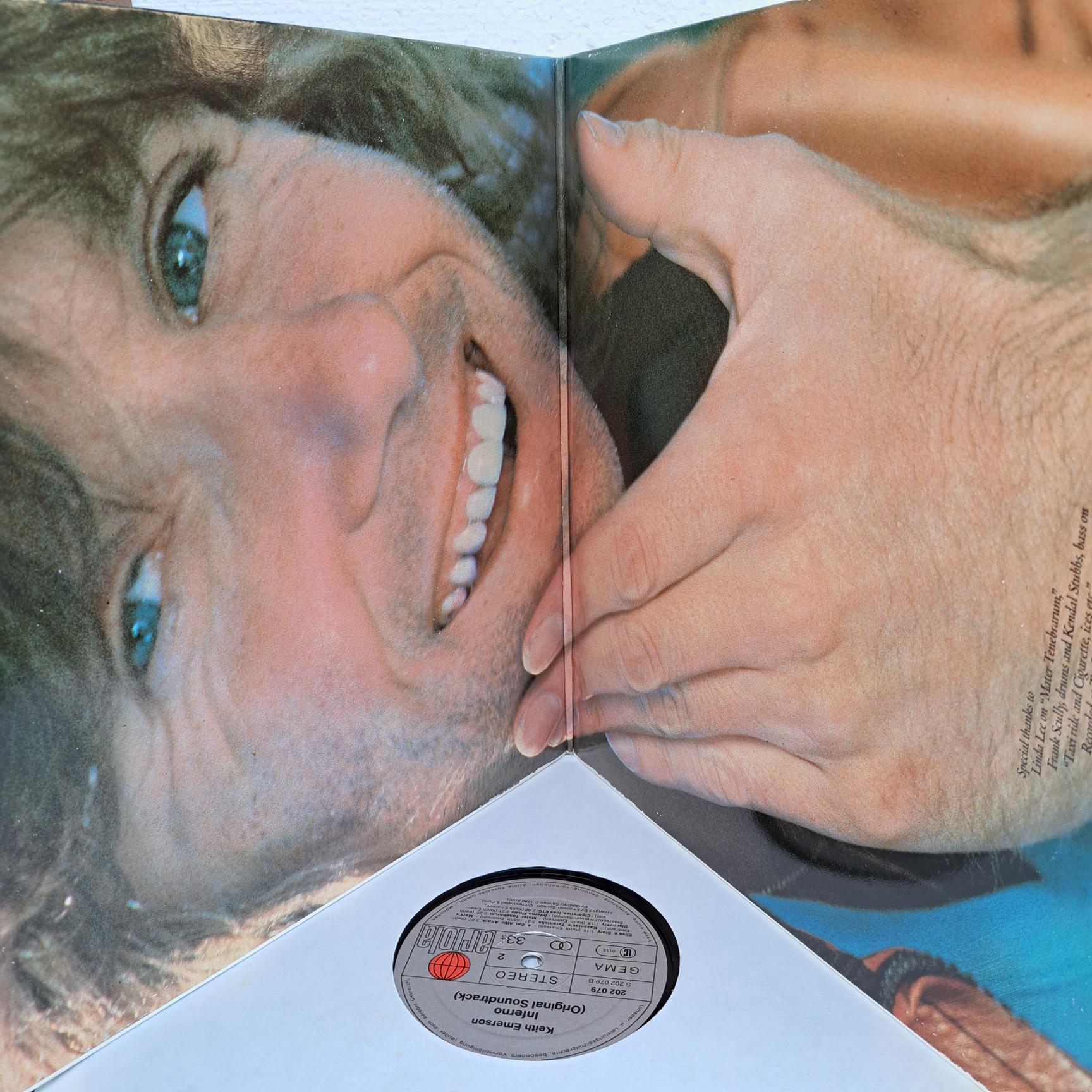 Keith Emerson – Inferno (Original Soundtrack) Disc VINIL LP VG VG+ (box2) - imagine 3