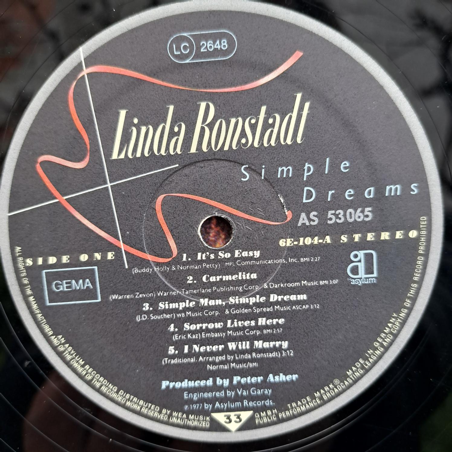 Linda Ronstadt – Living In The USA Disc VINIL LP VG RESIGILAT - imagine 3