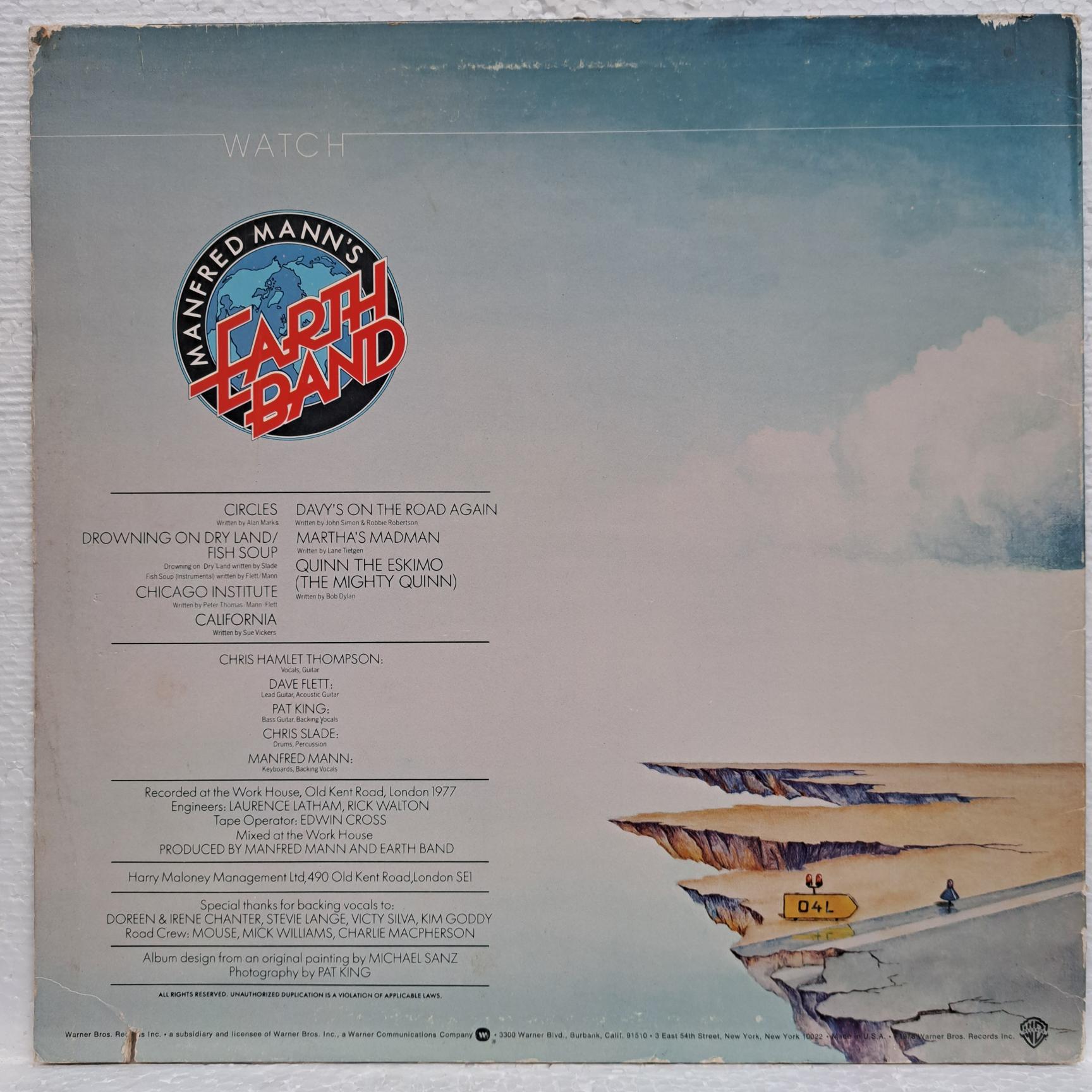 Manfred Mann’s Earth Band – Watch Disc VINIL LP VG - - imagine 3