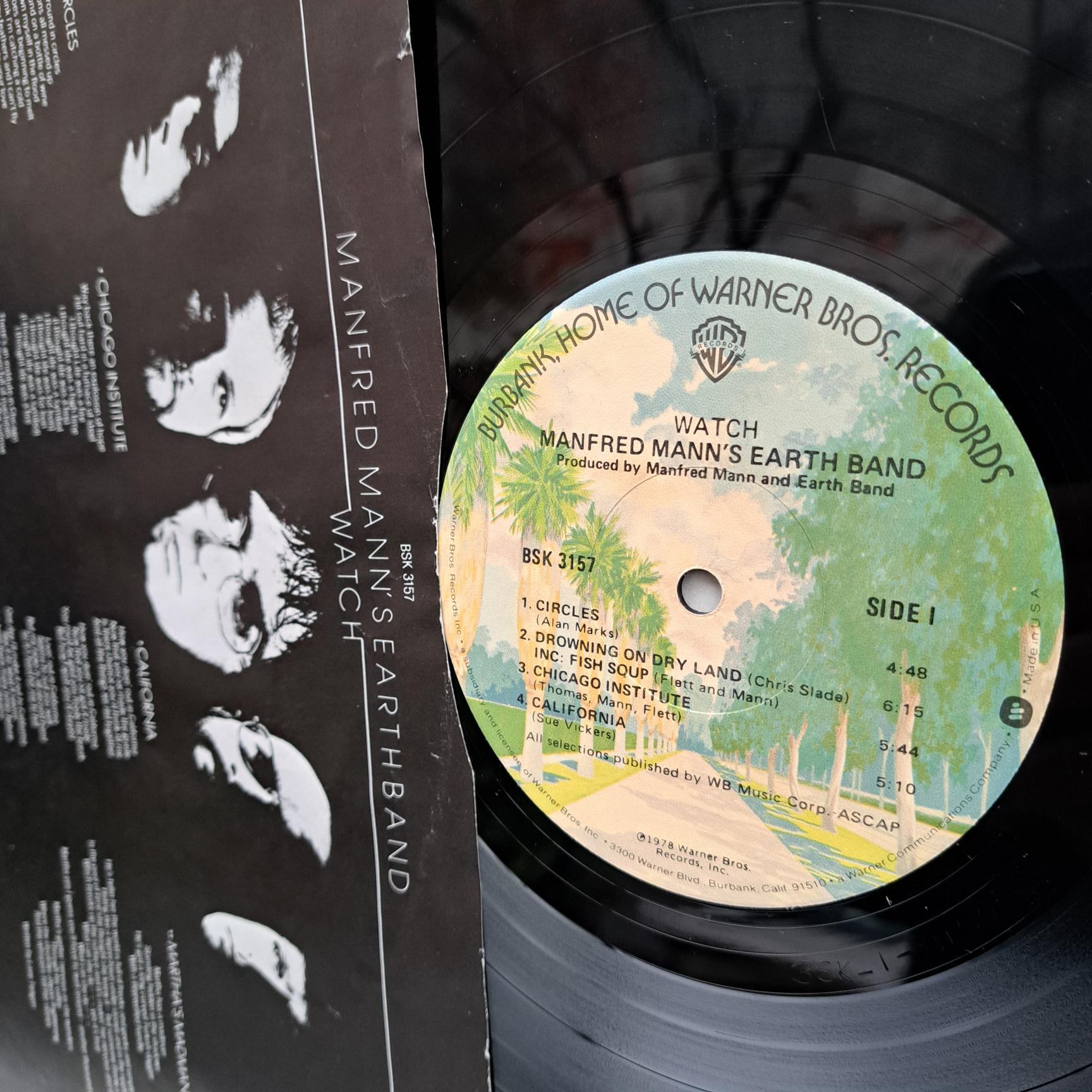 Manfred Mann’s Earth Band – Watch Disc VINIL LP VG - - imagine 2