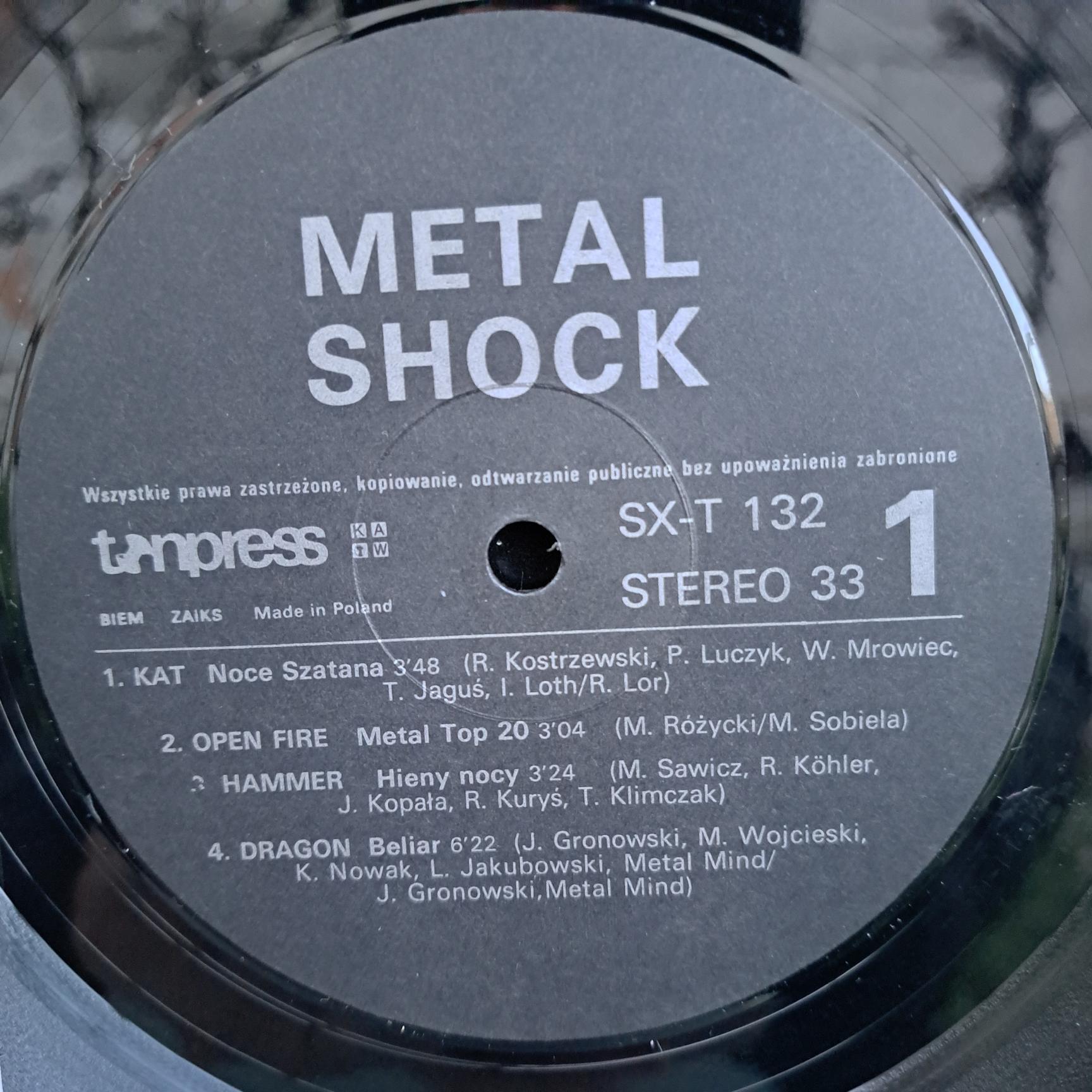 Metal Shock Disc VINIL LP VG VG+ (box1) - imagine 2