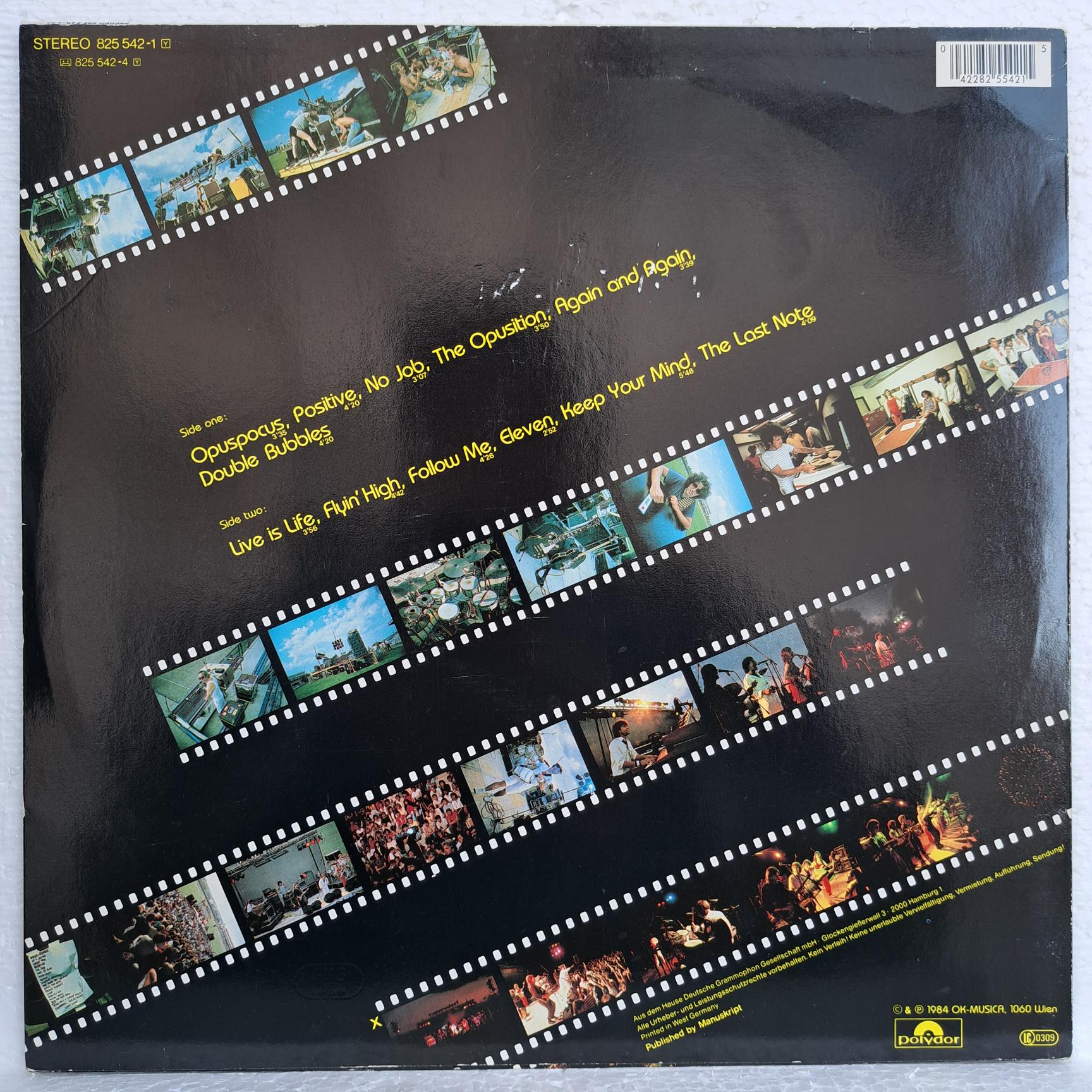 Opus – Live Is Life Disc VINIL LP VG+ (box1) - imagine 3