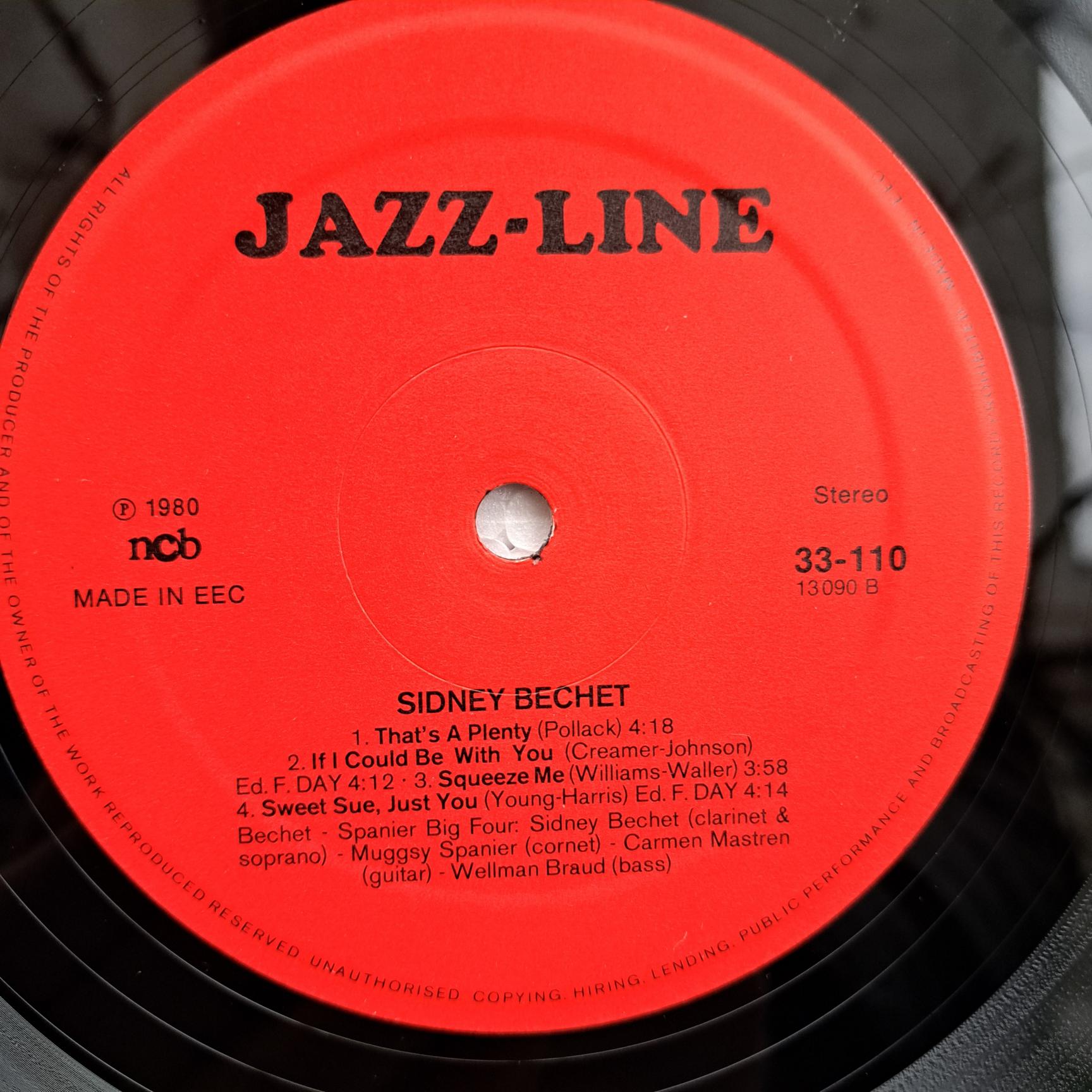 Sidney Bechet – Archive Of Jazz Volume 16 Disc VINIL LP VG VG - - imagine 3