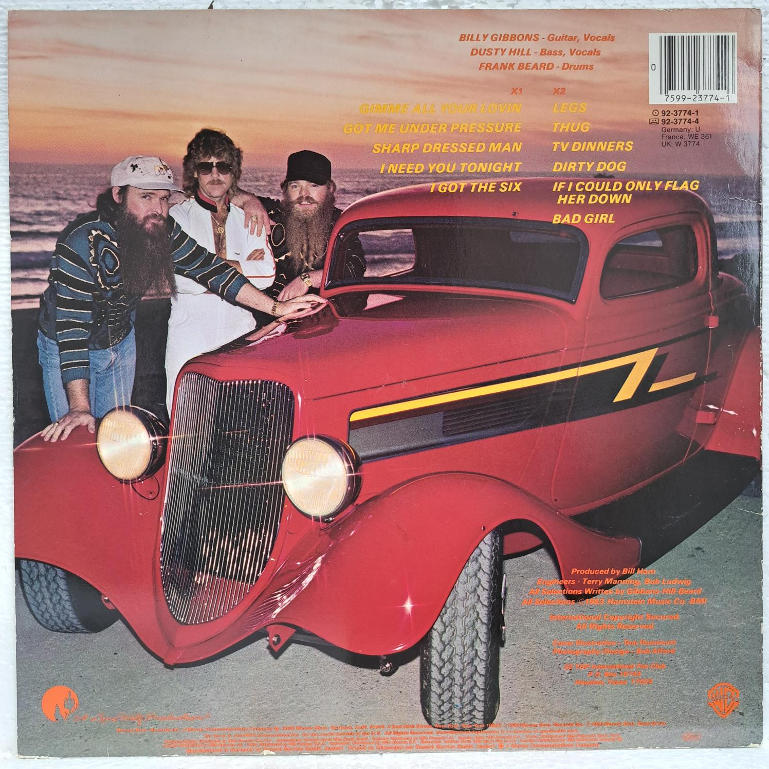 ZZ Top – Eliminator - Disc VINIL VG+ (box3) - imagine 3