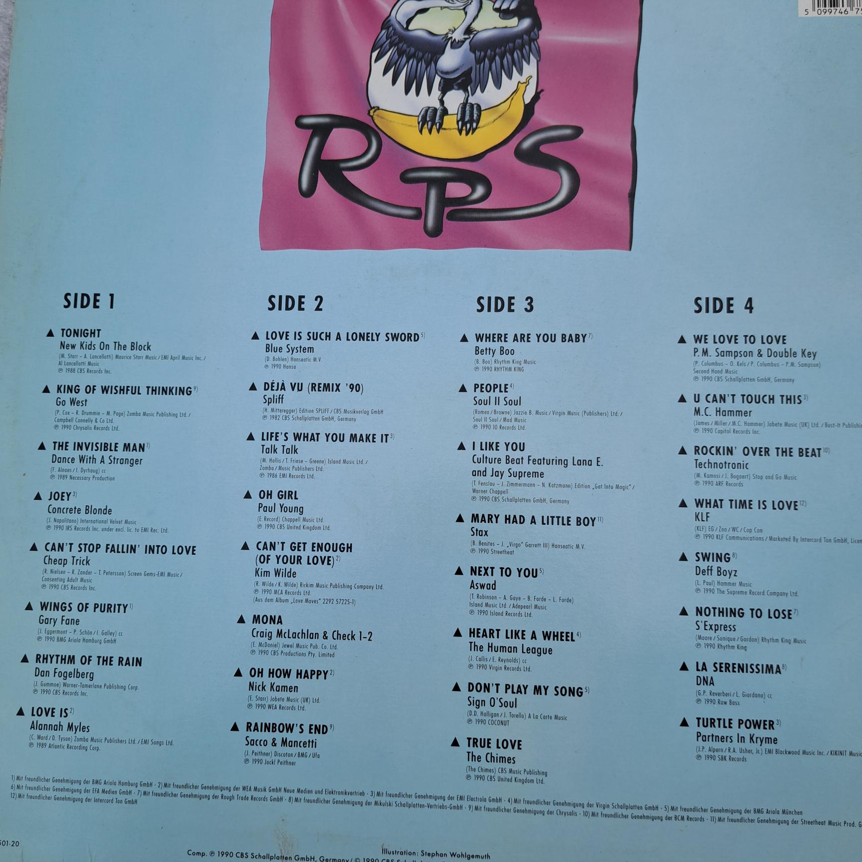 Sam Brown – Smokie – Chris Norman – C.C. Catch – Whitney Houston – KLF – Soul 2 Soul – Eddy Grant – Inner City – Deff Boyz – M.C. Hammer – Milli Vanilli – John Farnham – Mica Paris Disc VINIL VG+ LP (DM22) 4 COMPILATII DUBLE - imagine 2
