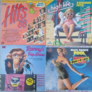 Sam Brown – Smokie – Chris Norman – C.C. Catch – Whitney Houston – KLF – Soul 2 Soul – Eddy Grant – Inner City – Deff Boyz – M.C. Hammer – Milli Vanilli – John Farnham – Mica Paris  Disc VINIL VG+ LP (DM22)     4 COMPILATII DUBLE