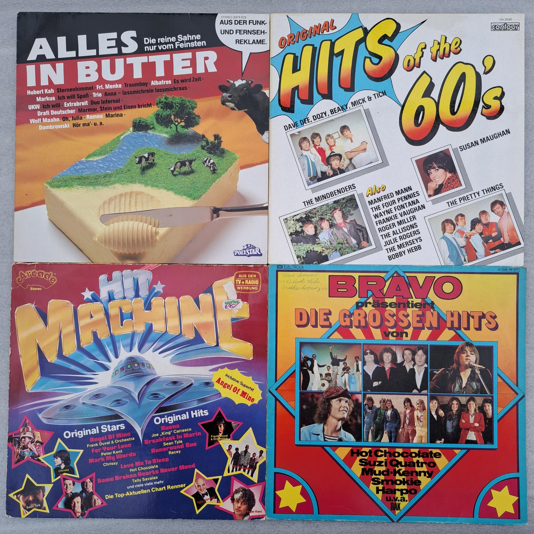 4 Compilatii Disc VINIL LP VG VG+ (box5:2) - Discuri Muzică