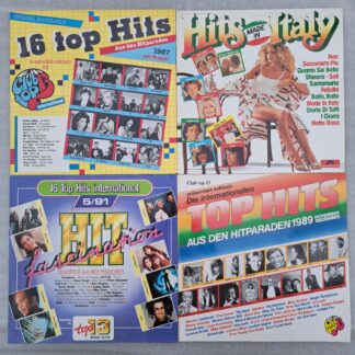 4 Compilatii Disc VINIL LP VG VG+ (box5:4)  REM, Kraftwerk, U2, Depeche  Mode, Paula Abdul, Fancy, Billy Idol , Paula Abdul, Ricchi E Poveri, Kaoma, Blue System