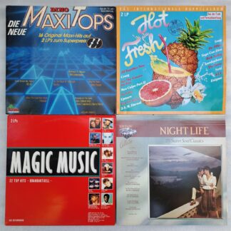 8 discuri cu topurile muzici anilor 80  Disc VINIL LP VG VG+ (box6:5)
