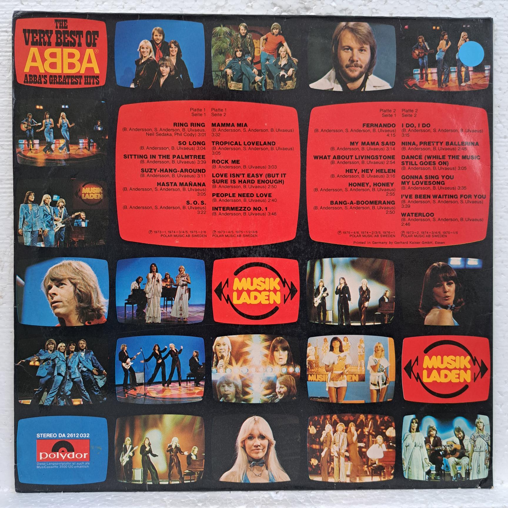 ABBA – The Very Best Of ABBA (ABBA's Greatest Hits) Disc VINIL LP VG- (R) - imagine 2