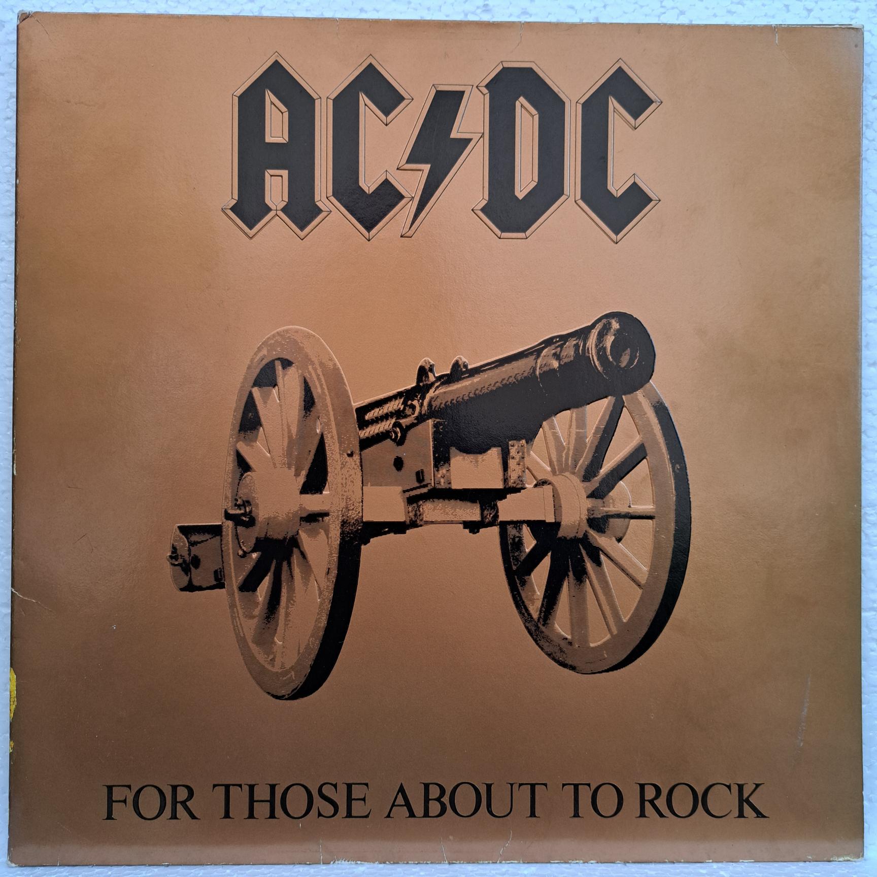 AC/DC – For Those About To Rock We Salute You Disc VINIL LP VG VG+ (R) ACDC AC-DC AC DC