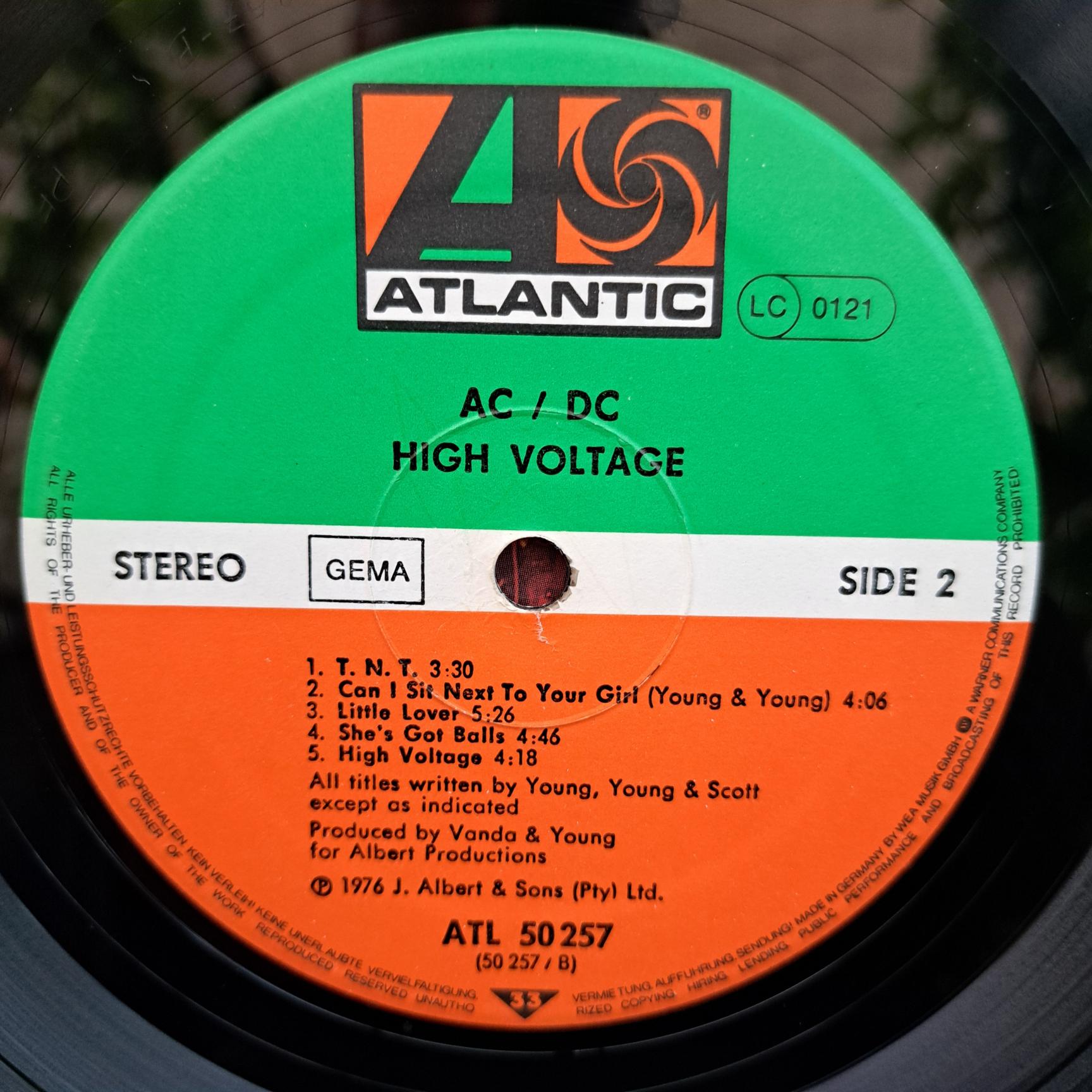 AC/DC – High Voltage Disc VINIL LP VG+ (box8) ACDC AC-DC AC DC - imagine 2