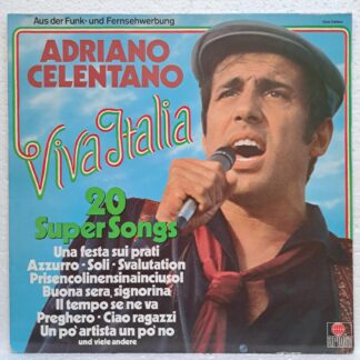 Adriano Celentano – Viva Italia (20 Super Songs)  Disc VINIL LP  VG (R1)