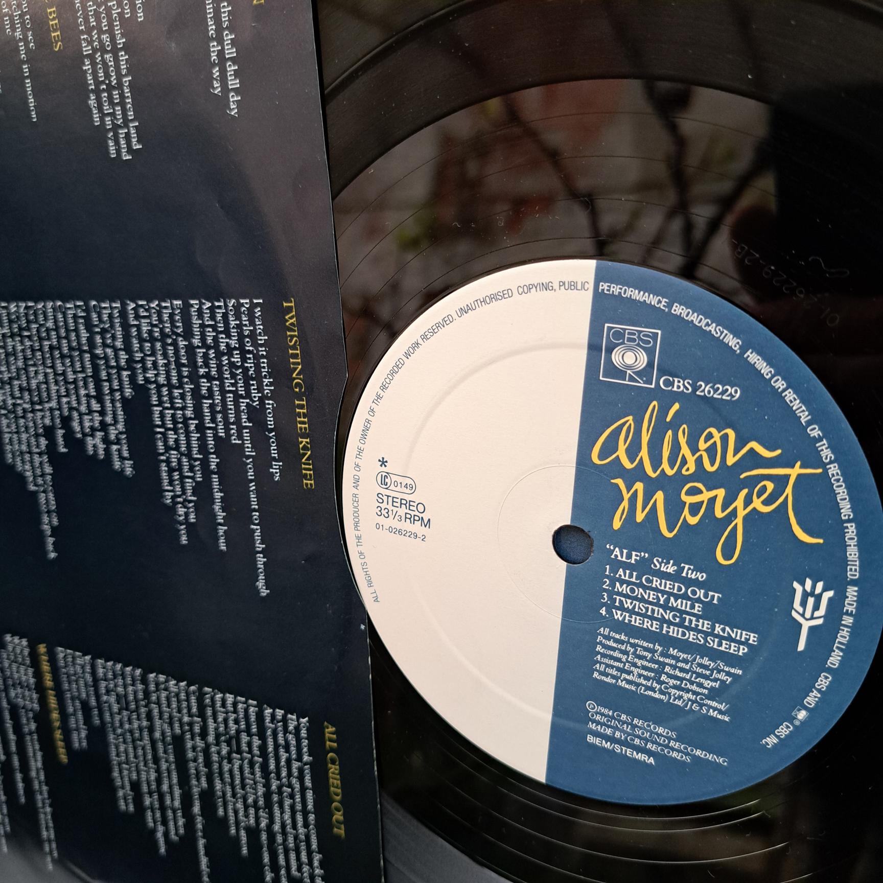 Alison Moyet – Alf Disc VINIL LP VG+ (box6) - imagine 3