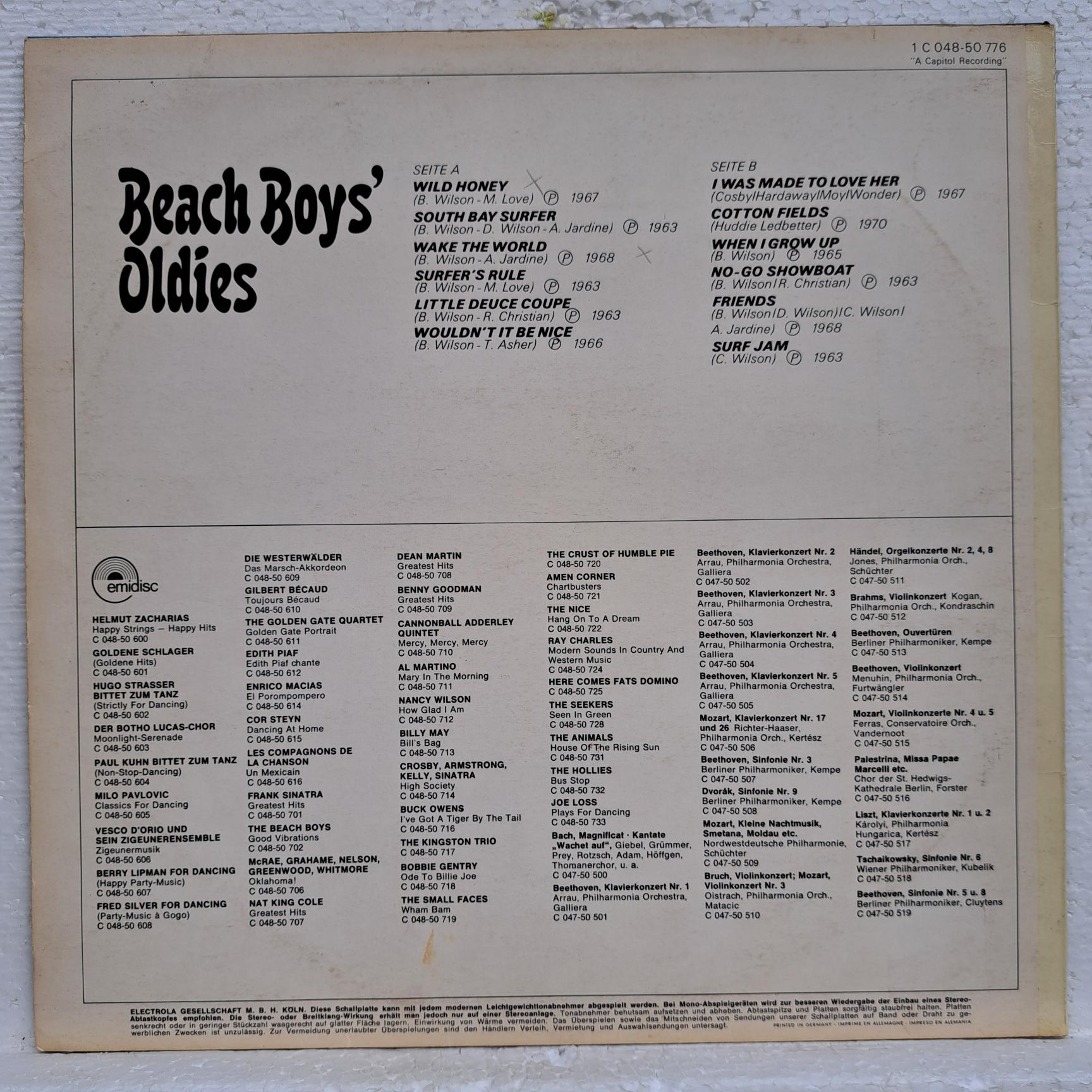 Beach Boys – Beach Boys' Oldies Disc VINIL LP VG+ (box5) - imagine 3