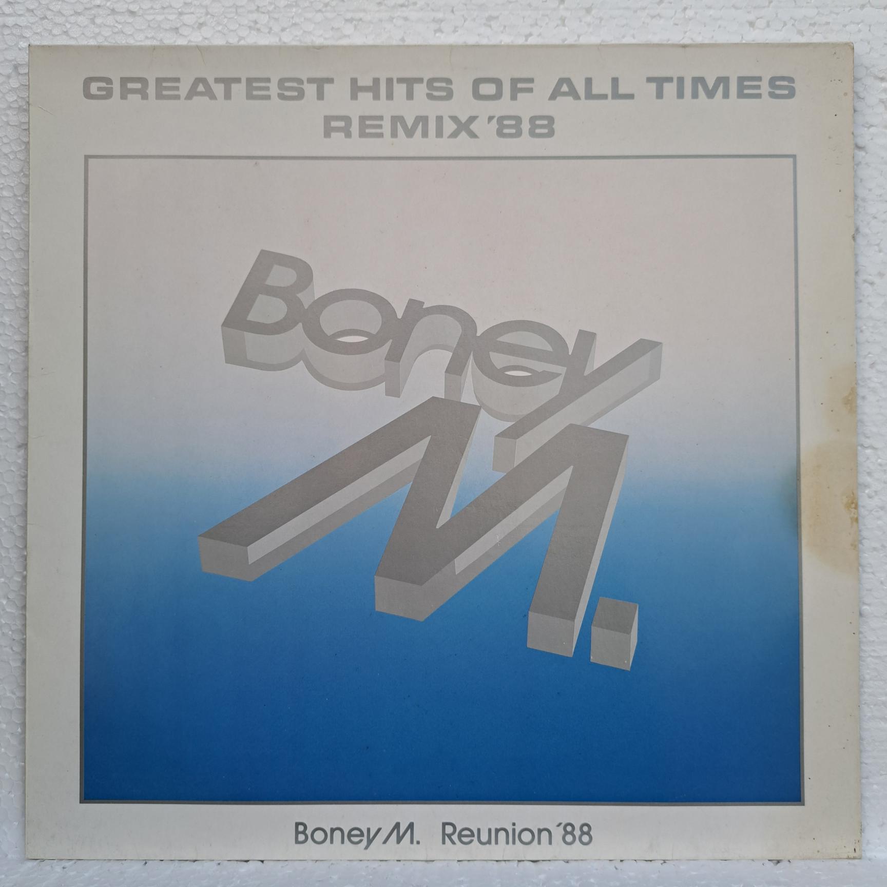 Boney M. Reunion '88 – Greatest Hits Of All Times - Remix '88 Disc VINIL LP VG+ (box8)