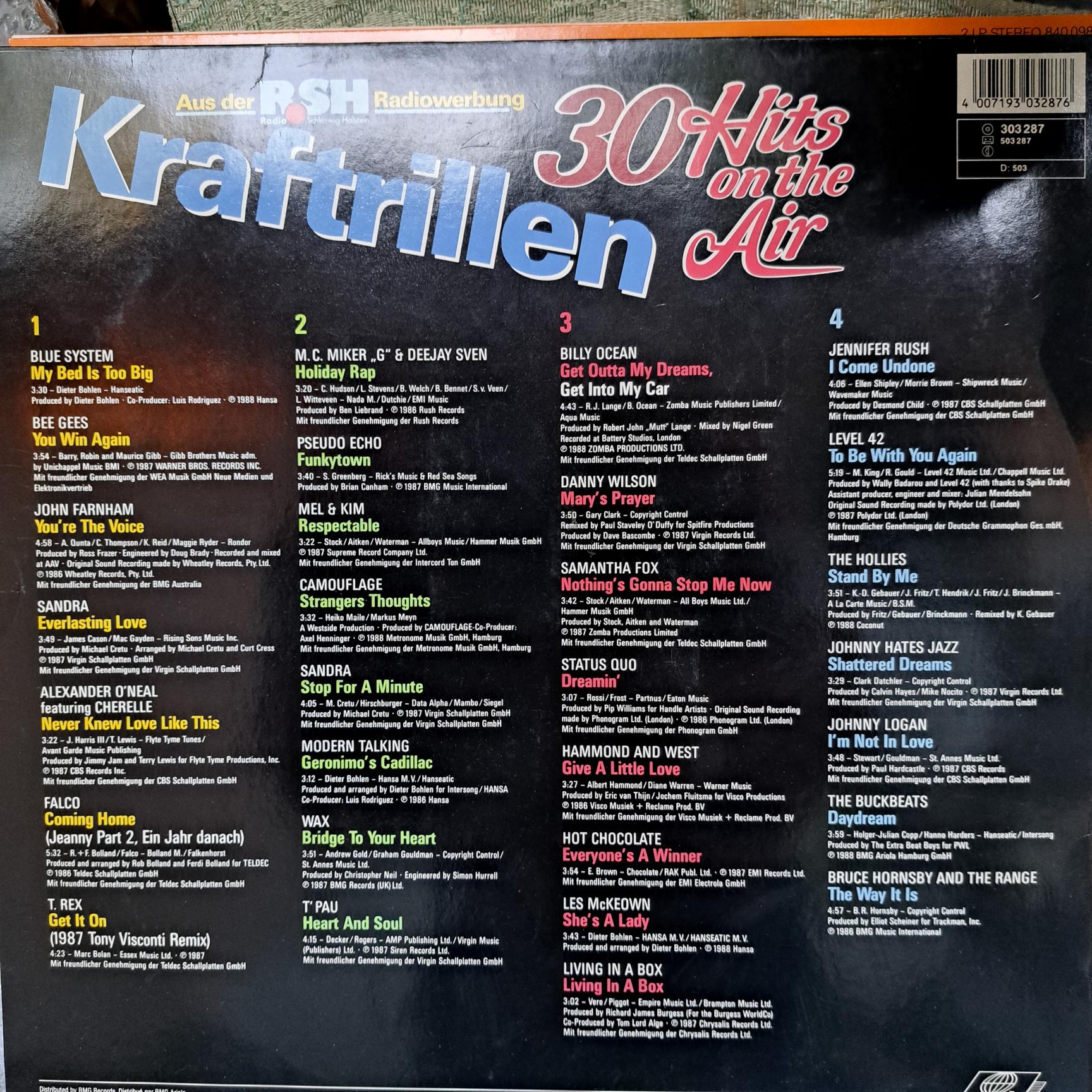 Camouflage - Blue System - Technotronic - The Cure - Fancy - Sade - Bross - Depeche Mode : Disc VINIL LP VG+ (box8:6) 4 compilatii muzica anilor 80 cele mai bune hituri toate duble 8 discuri hits on the air - ALF"s - Smash Hits - imagine 5
