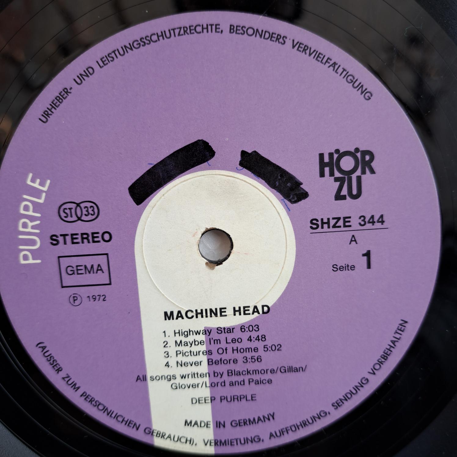 Deep Purple – Machine Head Disc VINIL LP G (box2) - imagine 3