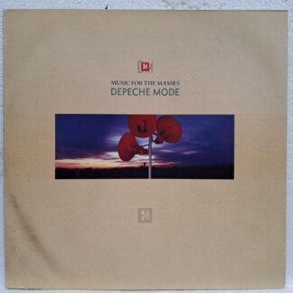 Depeche Mode ‎– Music For The Masses    ALBASTRU TRANSPARENT  Disc VINIL LP VG VG+ (box3)