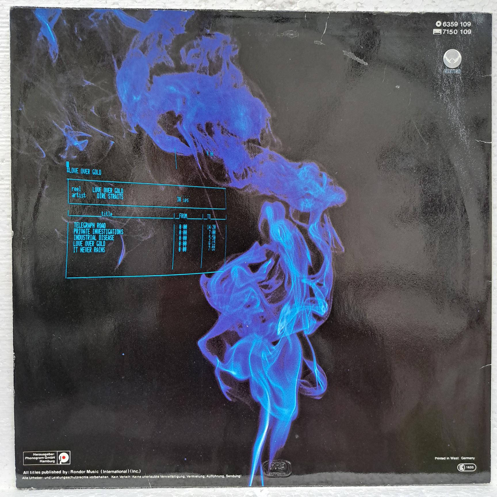 Dire Straits – Love Over Gold Disc VINIL LP VG VG+ (box4) - imagine 3