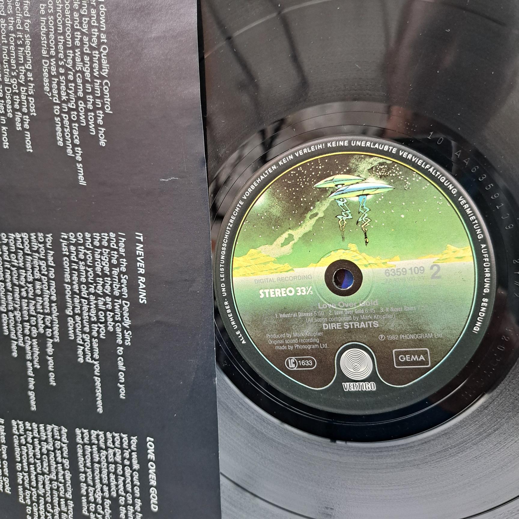 Dire Straits – Love Over Gold Disc VINIL LP VG VG+ (box4) - imagine 2