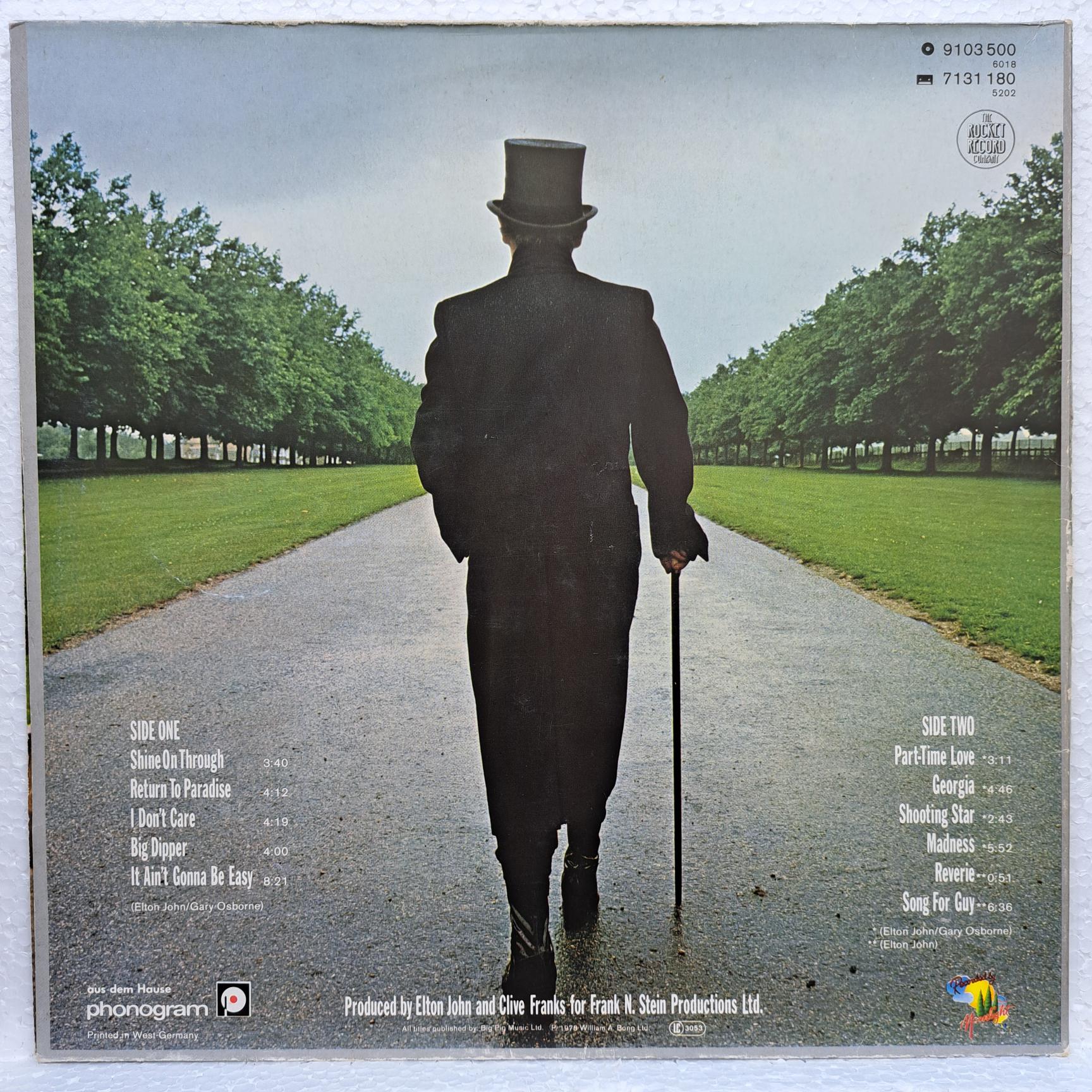 Elton John – A Single Man Disc VINIL LP VG+ (box8) - imagine 3