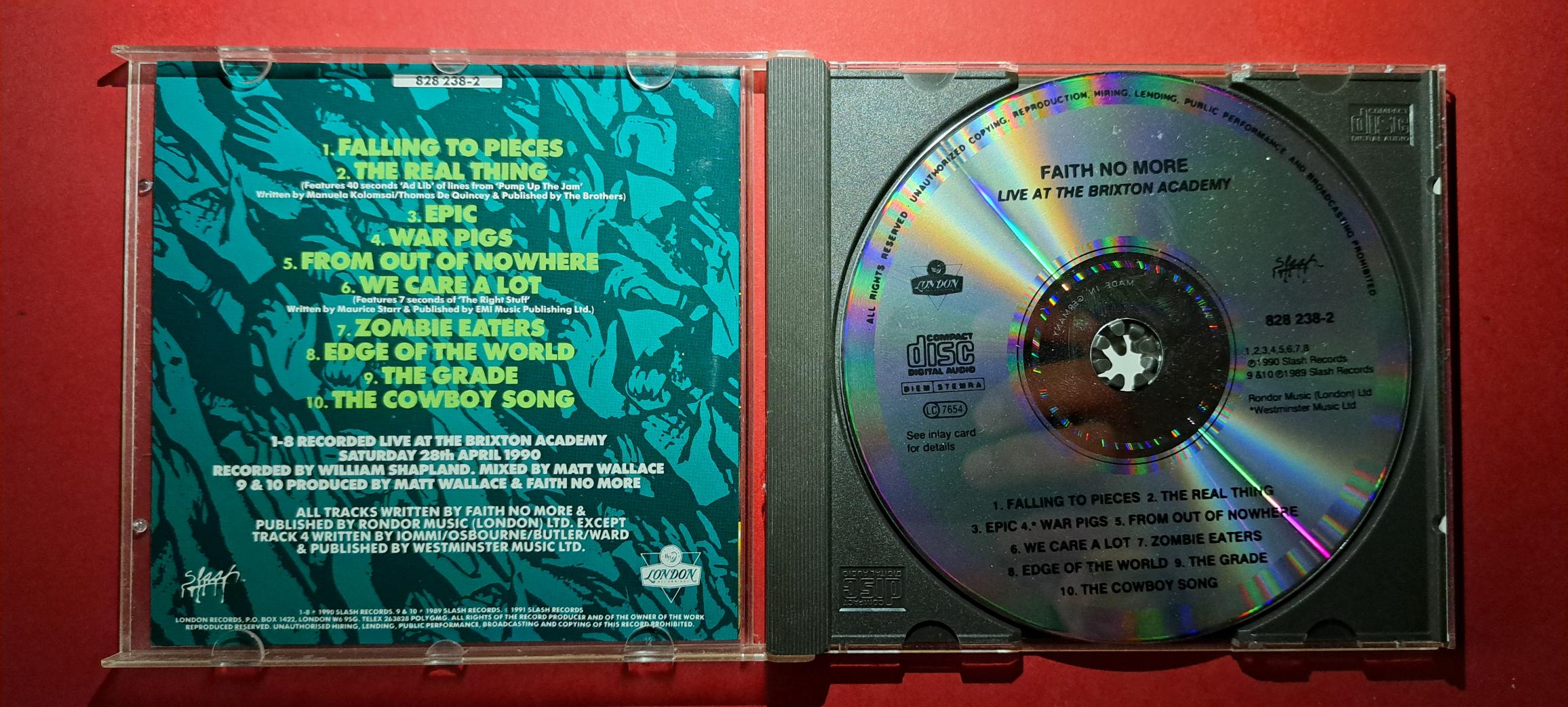 Faith No More – Live At The Brixton Academy CD audio - imagine 2