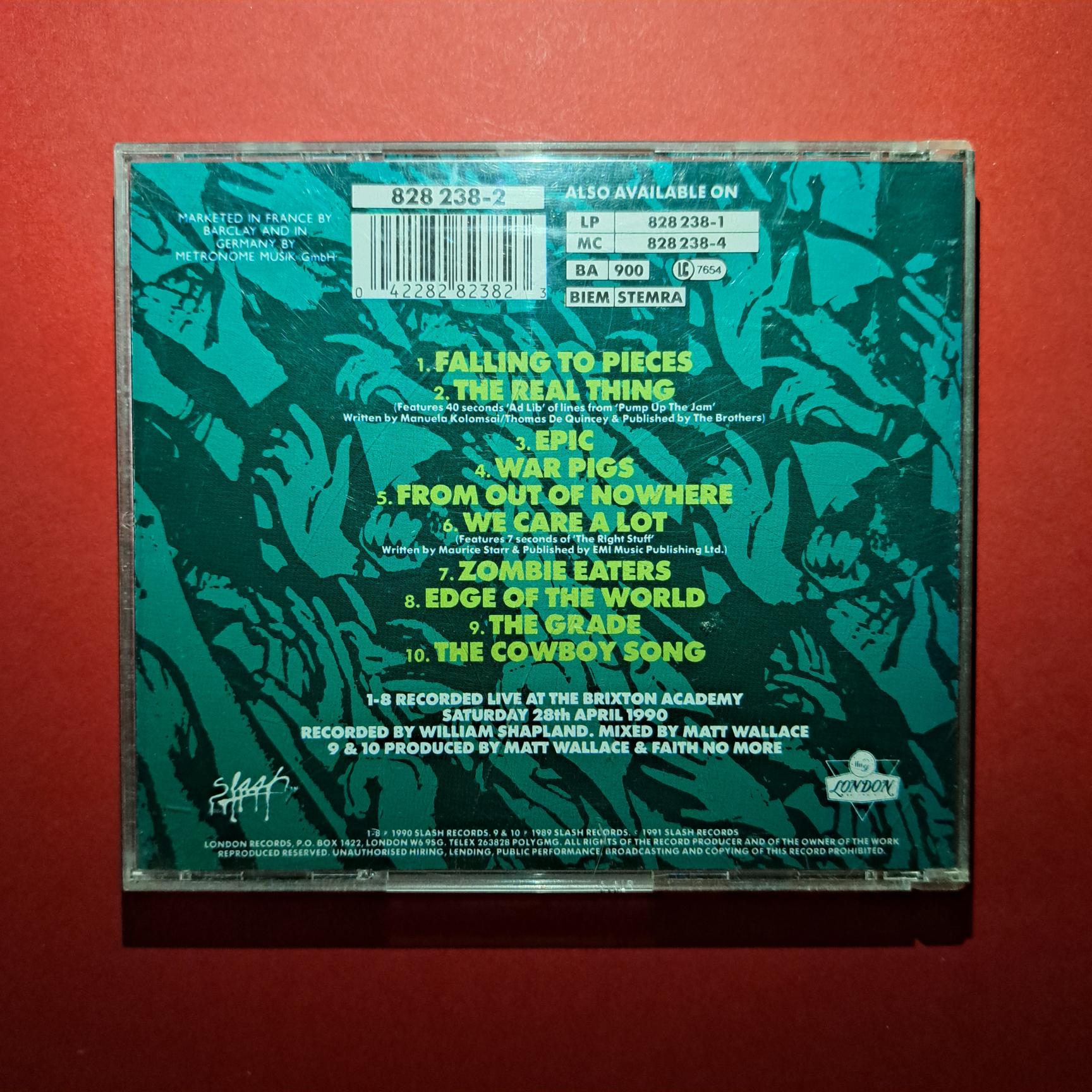 Faith No More – Live At The Brixton Academy CD audio - imagine 3