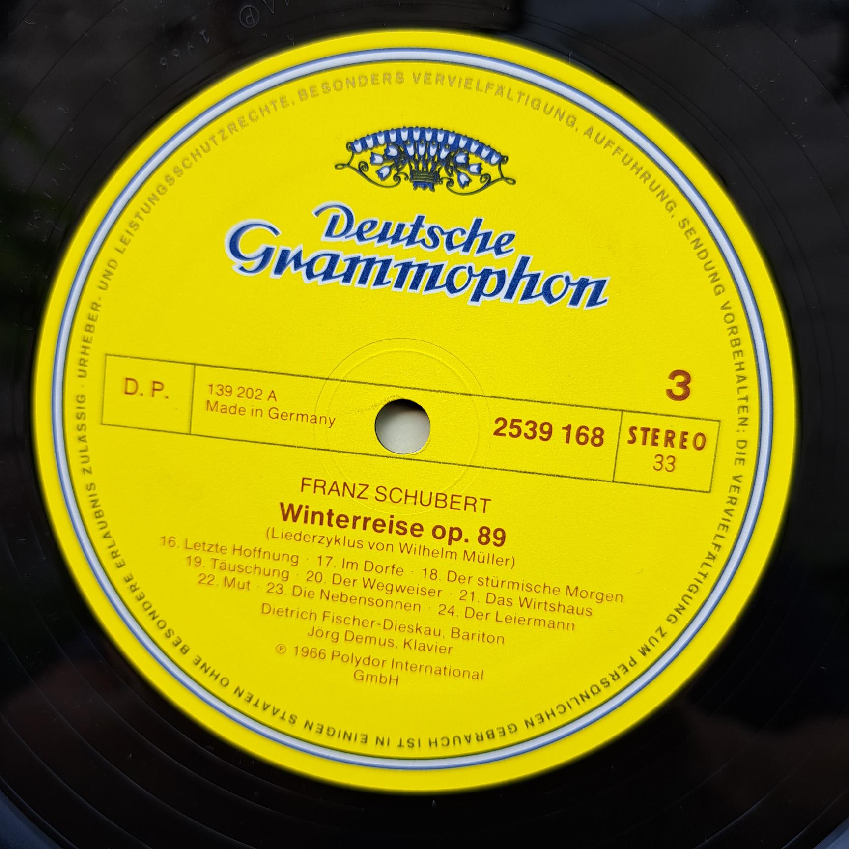 Franz Schubert - Dietrich Fischer-Dieskau, Jörg Demus – Winterreise • 6 Lieder Disc VINIL LP VG VG+ (box8) - imagine 4