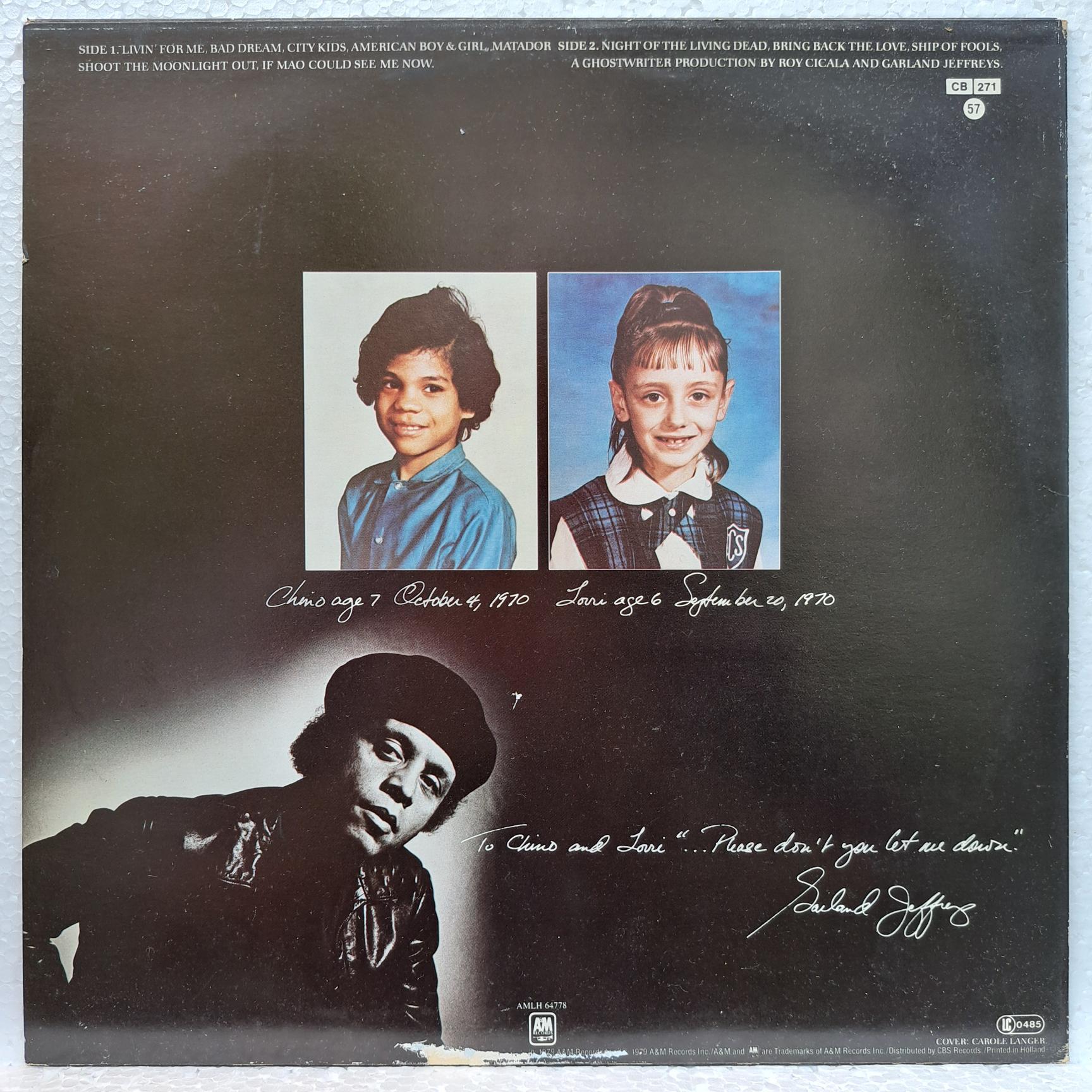 Garland Jeffreys – American Boy & Girl Disc VINIL LP VG VG+ (box4) - imagine 2