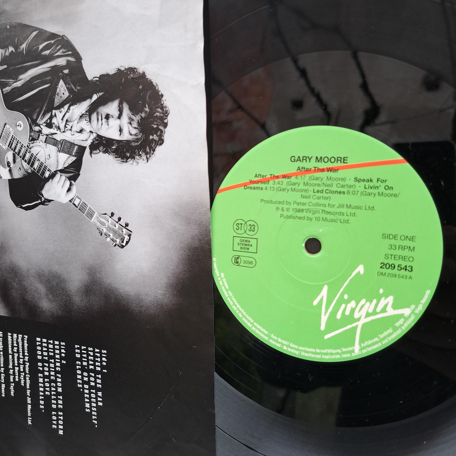 Gary Moore – After The War Disc VINIL LP VG VG+ (box4) - imagine 2