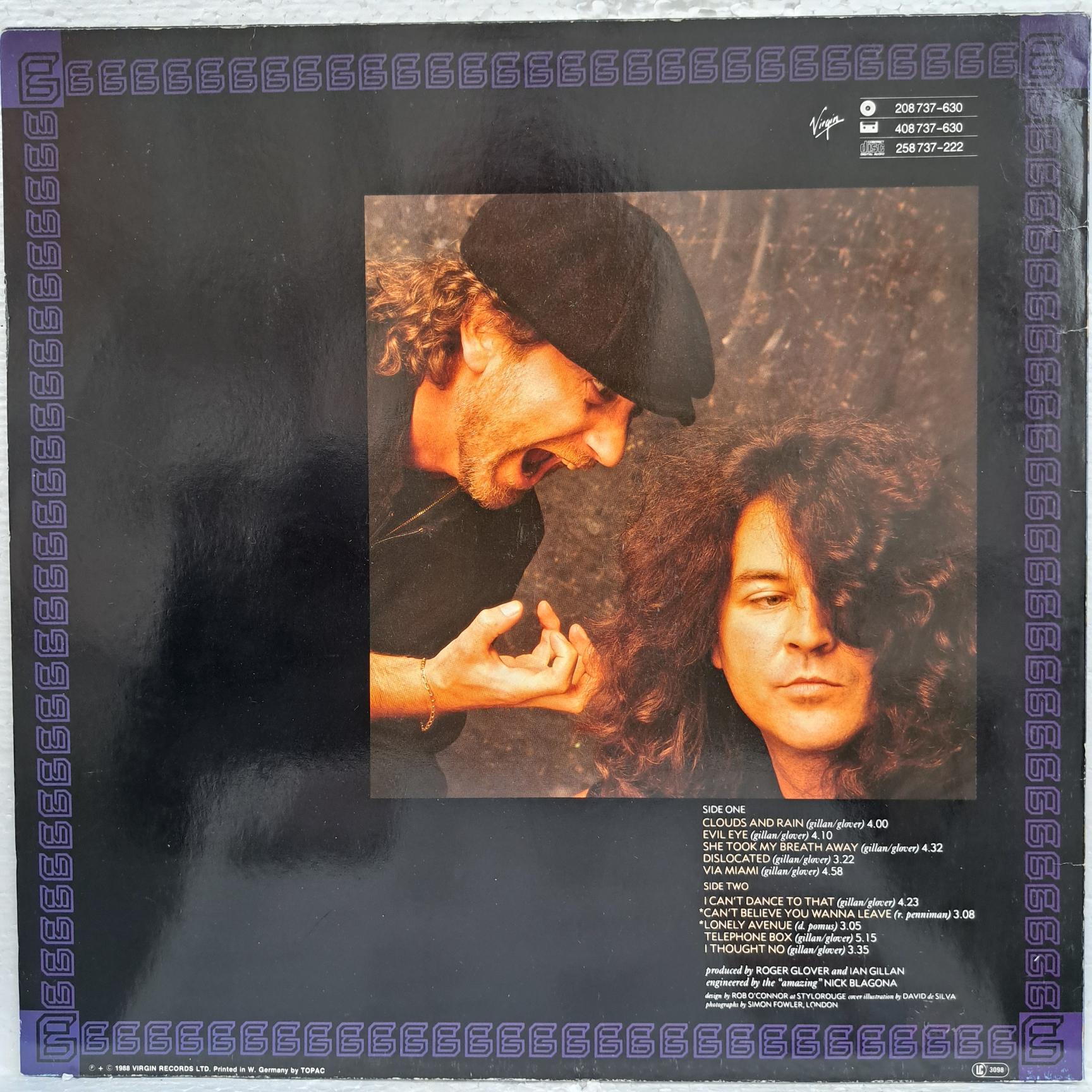 Gillan & Glover – Accidentally On Purpose Disc VINIL LP VG+ (box5) - imagine 2