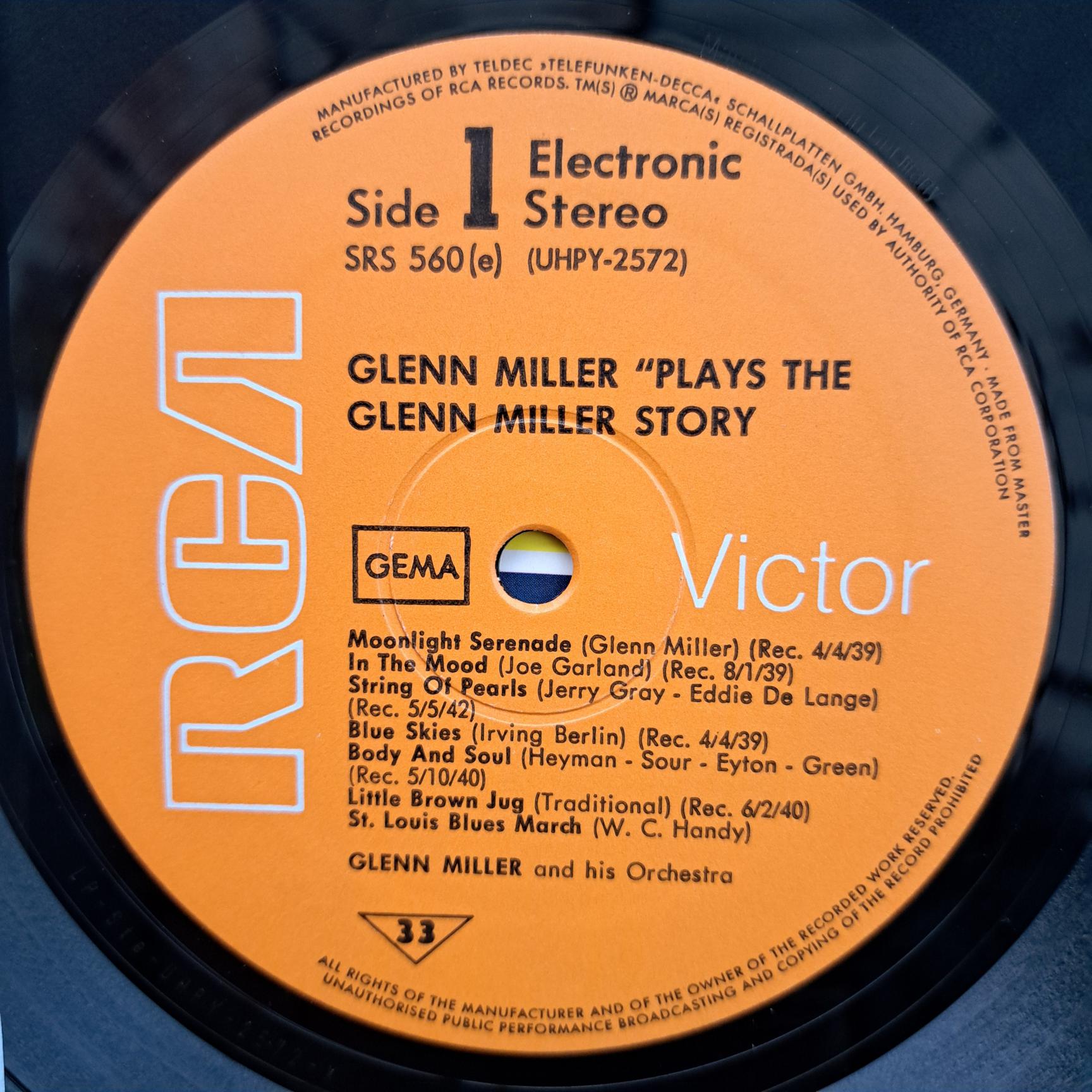 Glenn Miller And His Orchestra – Glenn Miller Story Disc VINIL LP VG VG+ (box5) - imagine 2