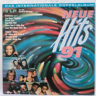 Hits 91    Disc VINIL 2LP VG+ Londonbeat , Enigma, Blue System, Vanilla Ice, Snap, Dr Alban, Bad Boys Blue, Vaya Con Dios, John Farnham ...