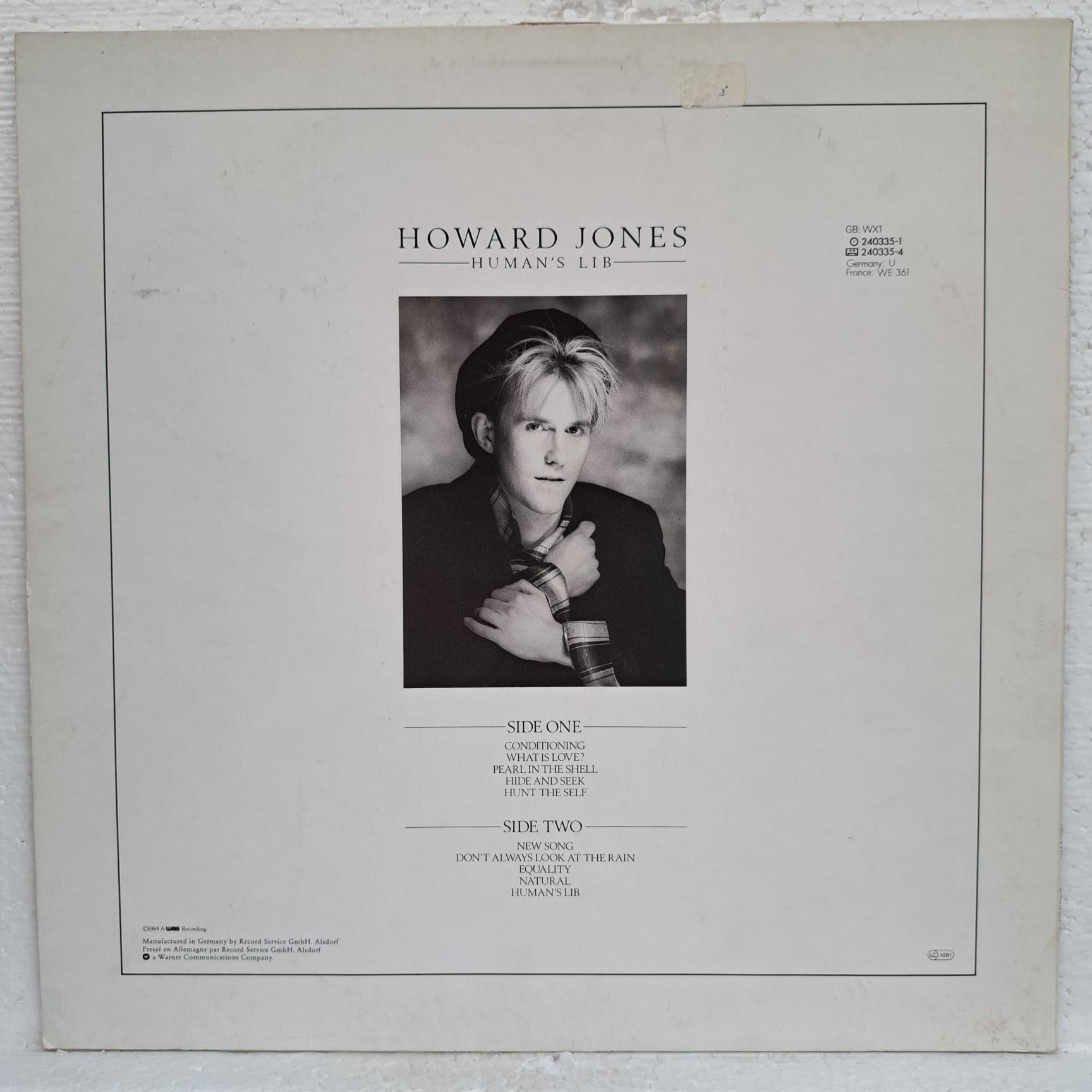 Howard Jones – Human's Lib Disc VINIL LP VG VG+ (box5) - imagine 3