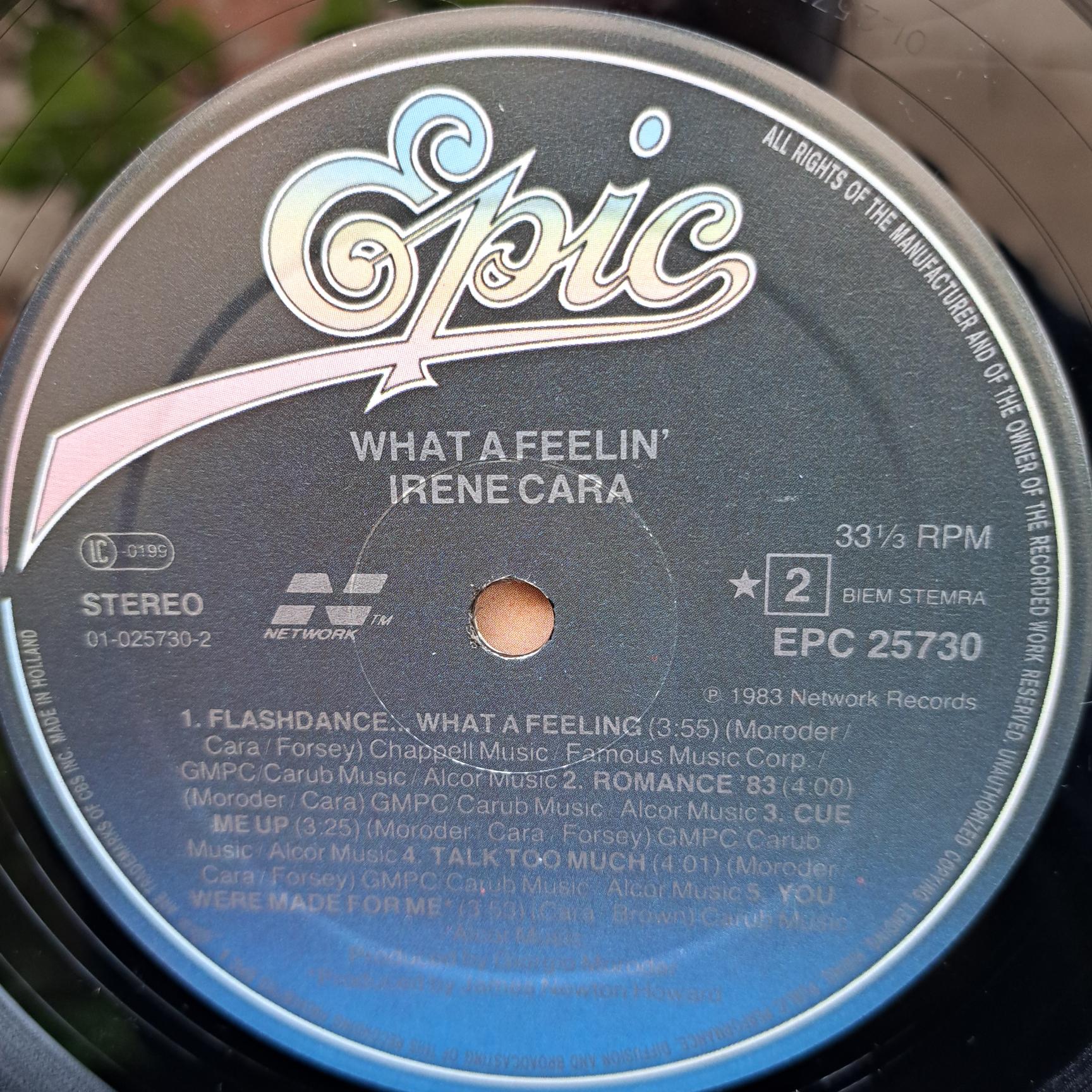 Irene Cara – What A Feelin' Disc VINIL LP VG+ (box8) cautat in 07 24 nu am gasit intrebati inainte de achizitie - imagine 3