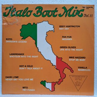 Italo Boot Mix Vol. 11 XI  Disc VINIL LP   VG+  Koto, David Lyme, Eddy Huntington, Laserdance, Mito ...