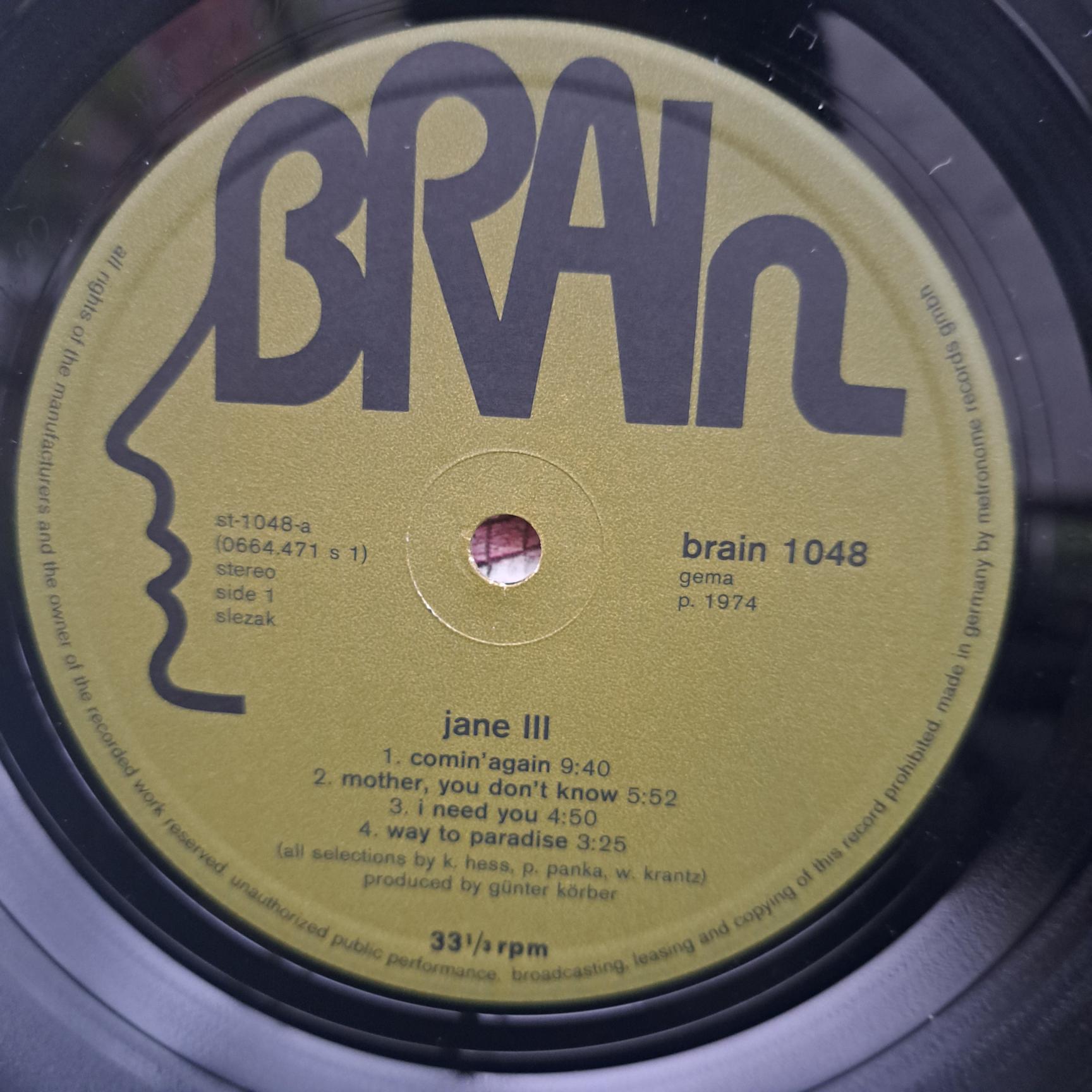 Jane – III Disc VINIL LP VG VG+ (box7) - imagine 2