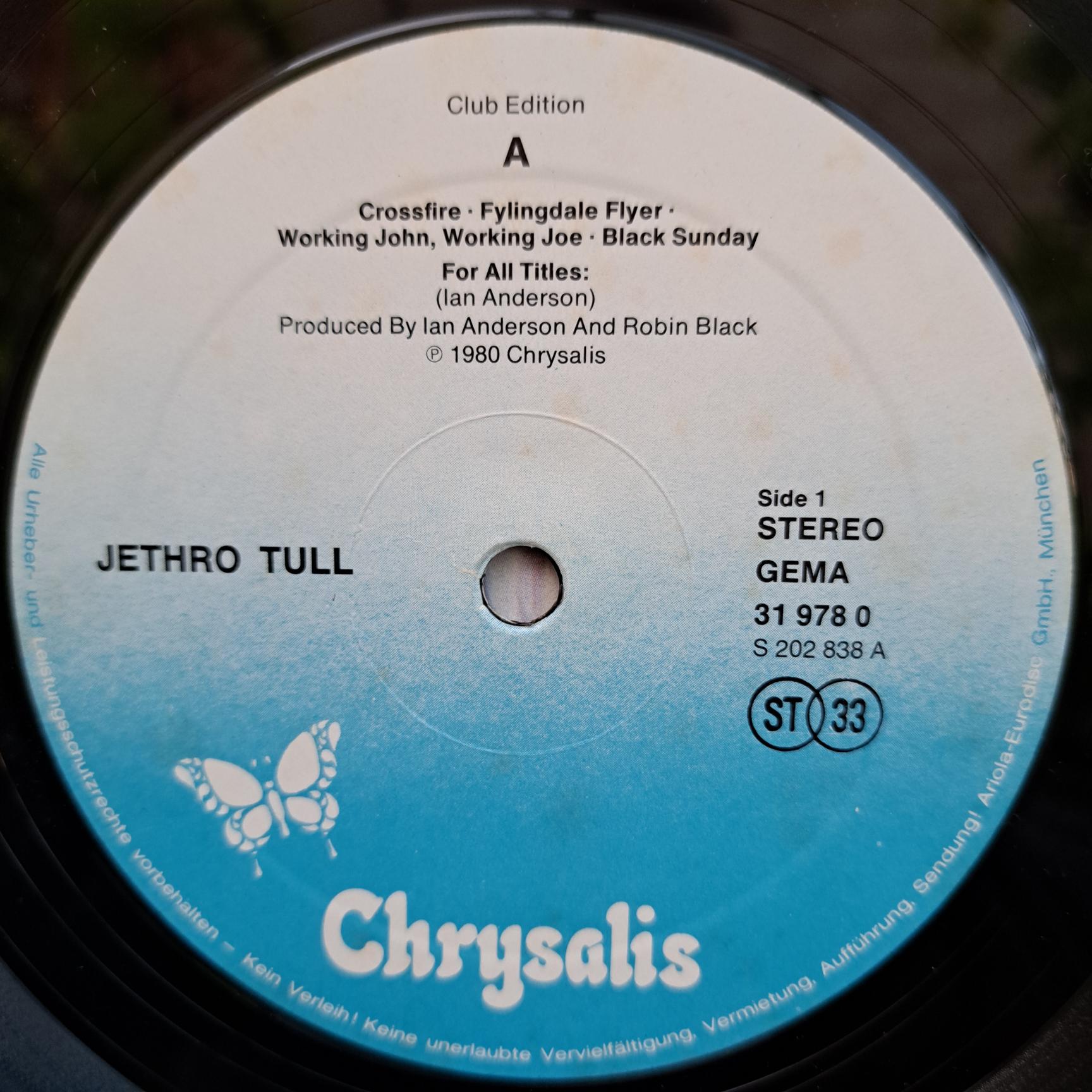 Jethro Tull – A Disc VINIL LP VG VG+ (box4) - imagine 2
