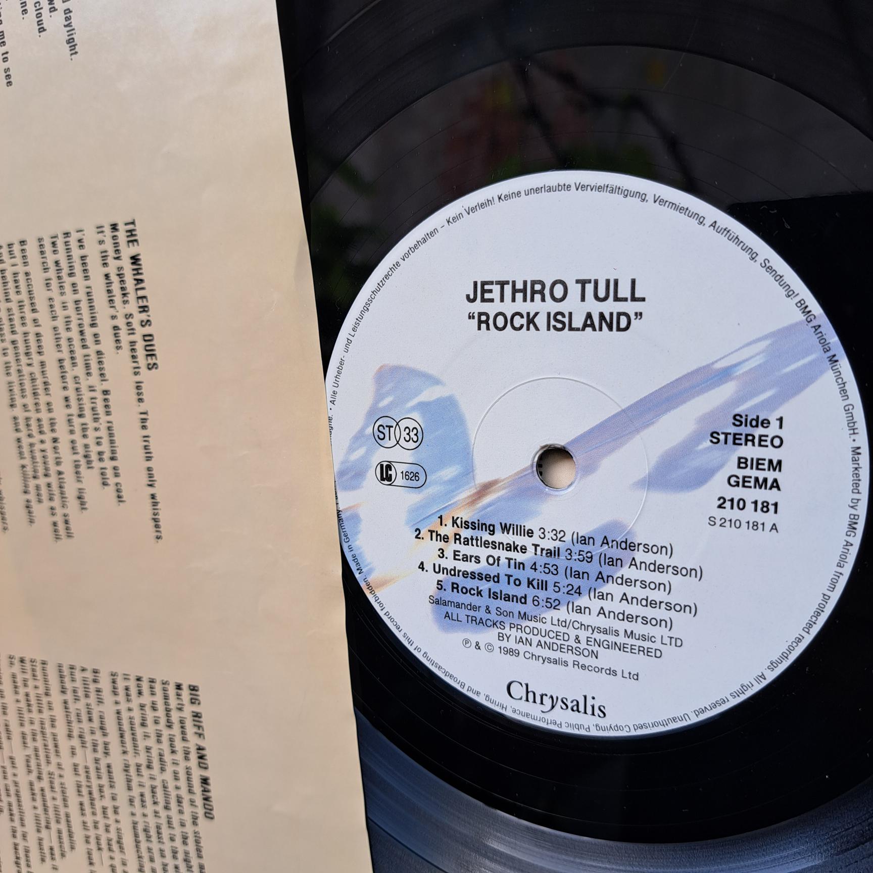 Jethro Tull – Rock Island Disc VINIL LP VG+ (box8) - imagine 2