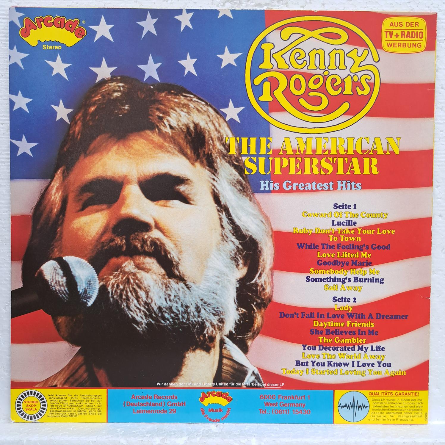Kenny Rogers – The American Superstar - His Greatest Hits Disc VINIL LP VG VG+ (repostat) - imagine 3