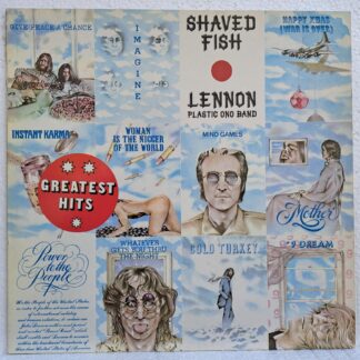 Lennon / Plastic Ono Band – Shaved Fish Disc VINIL LP VG+ (box8)