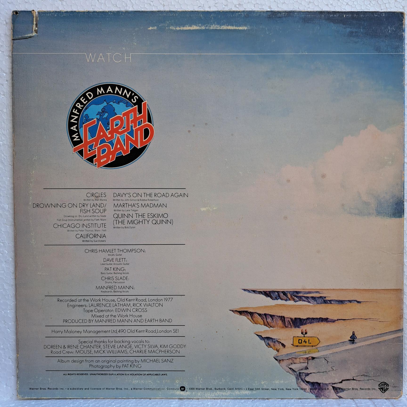 Manfred Mann's Earth Band – Watch Disc VINIL LP VG+ (box8) - imagine 3