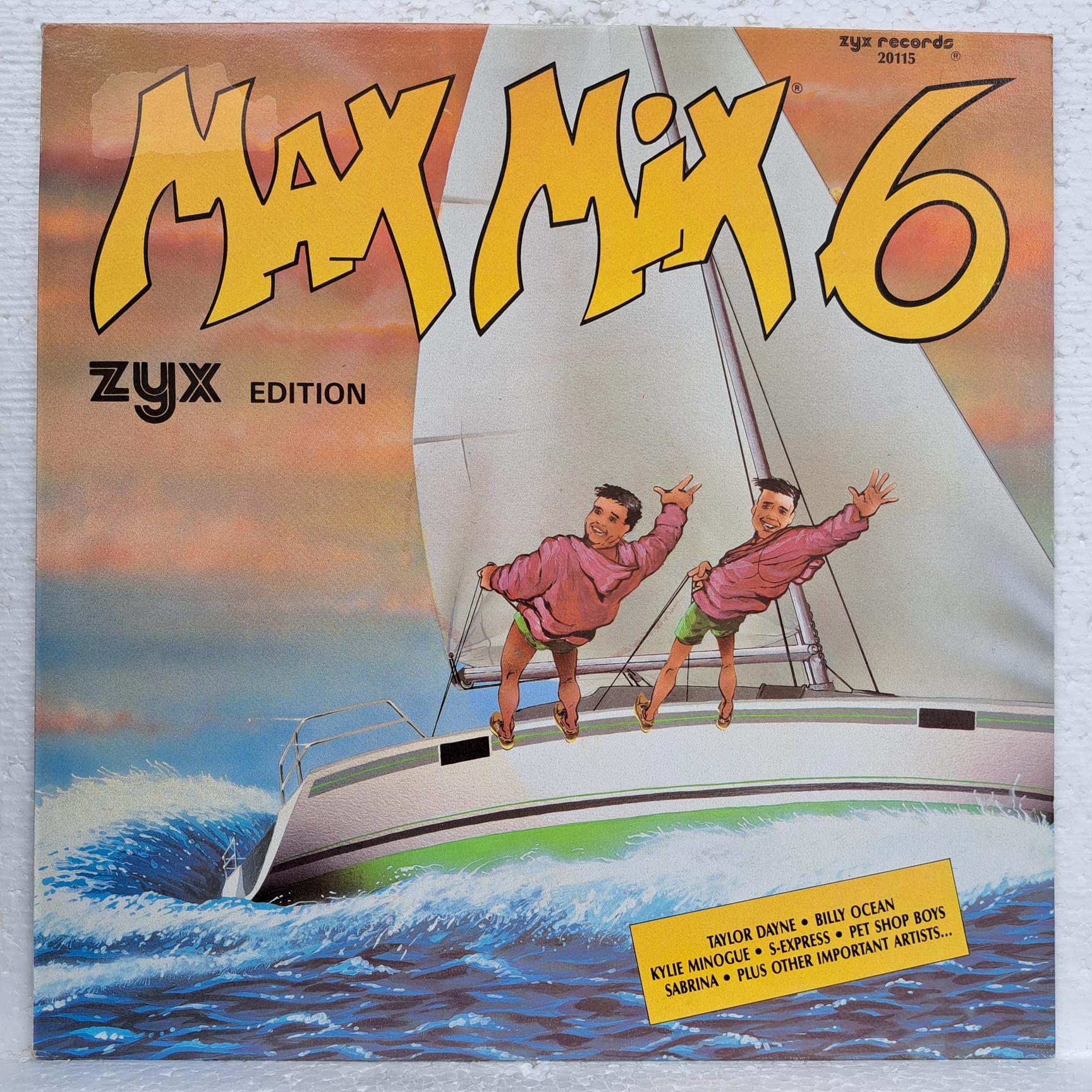 Max Mix 6 (ZYX Edition) Disc VINIL LP VG+ (box5) Taylor Dayne, Koto, Sabrin , Pet Shop Boys, Billy Ocean, David Lyme, Koto, Capella, Kylie Minogue