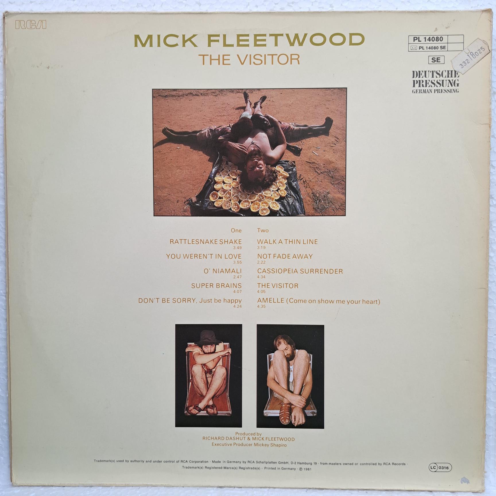 Mick Fleetwood – The Visitor Disc VINIL LP VG (box8) - imagine 3